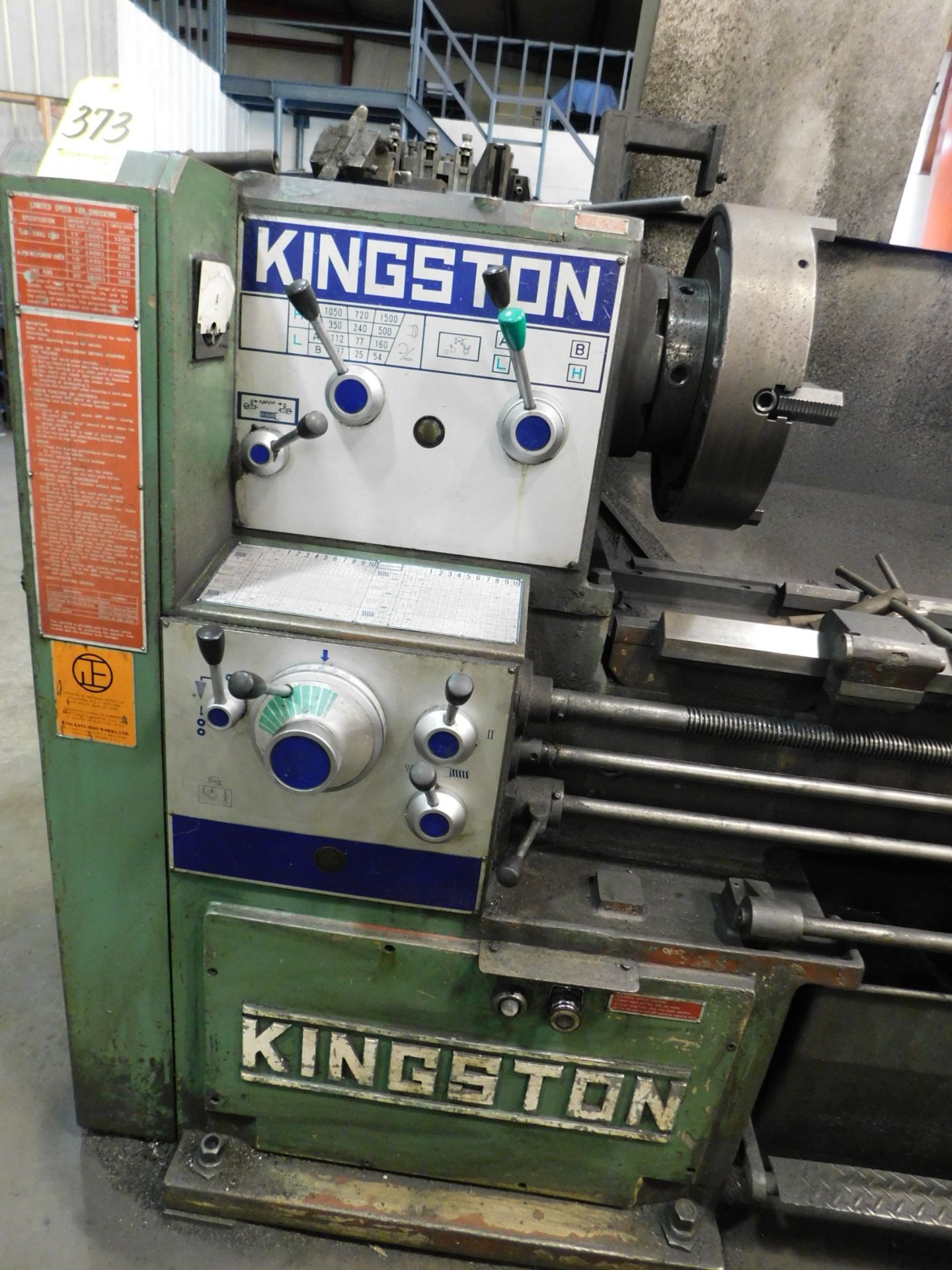 Kingston Model HL3000 Engine Lathe, s/n 147801100, New 1980, 21 In. X 120 In. Capacity, 28 In. Swing - Image 10 of 16