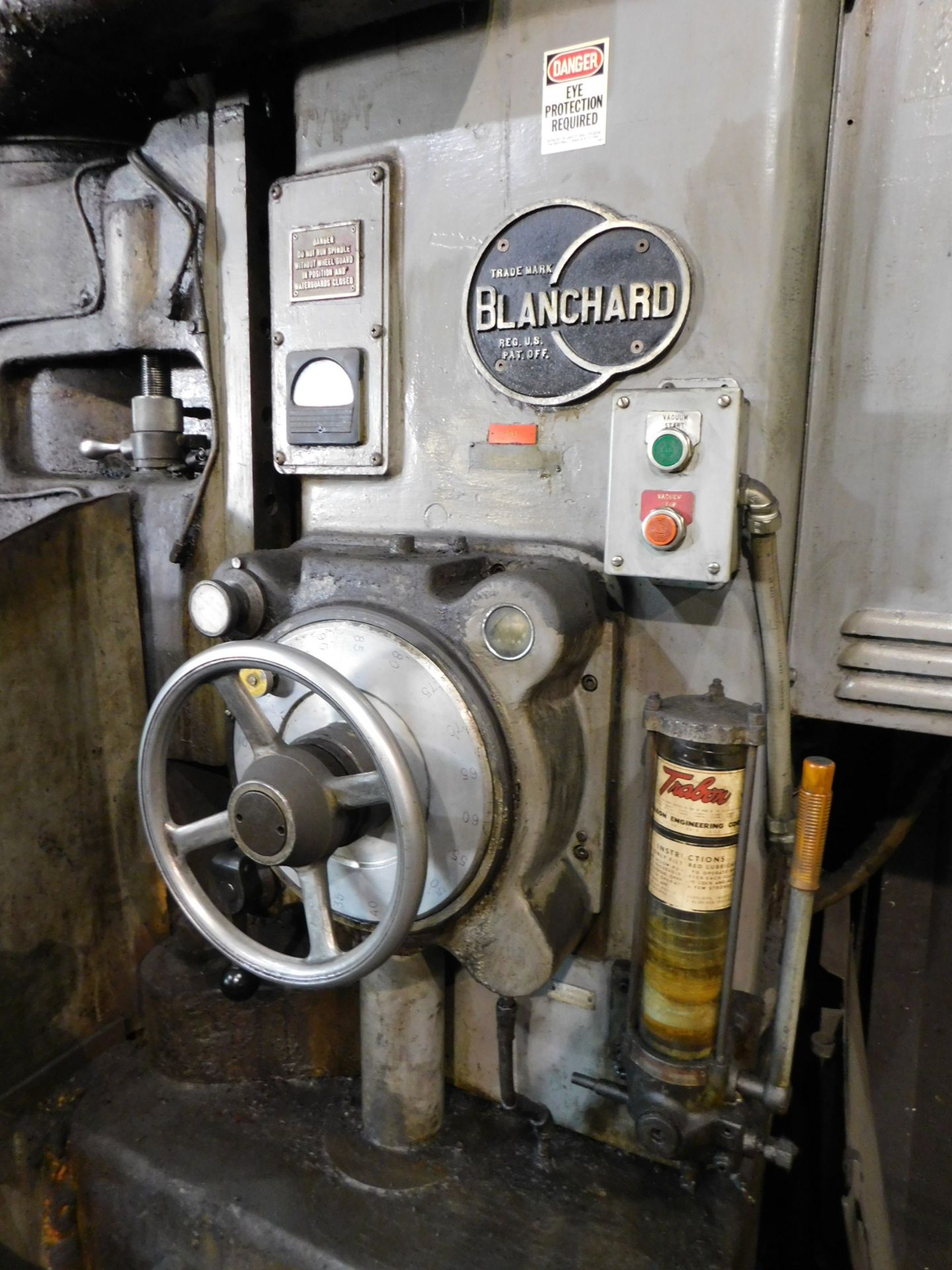 Blanchard Model #22 Rotary Surface Grinder, s/n 12573, 42 In. Electro Magnetic Chuck, 22 In. - Image 3 of 11