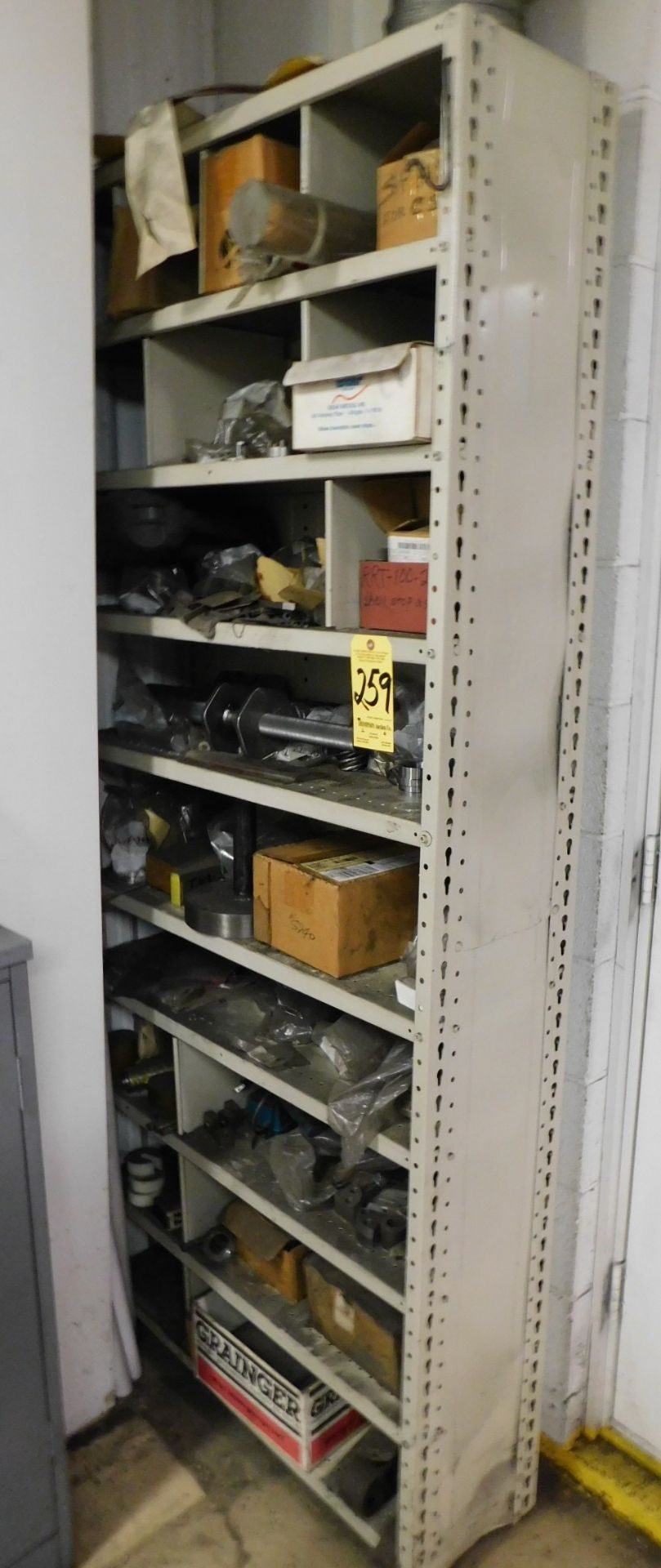 Metal Shelving and Contents