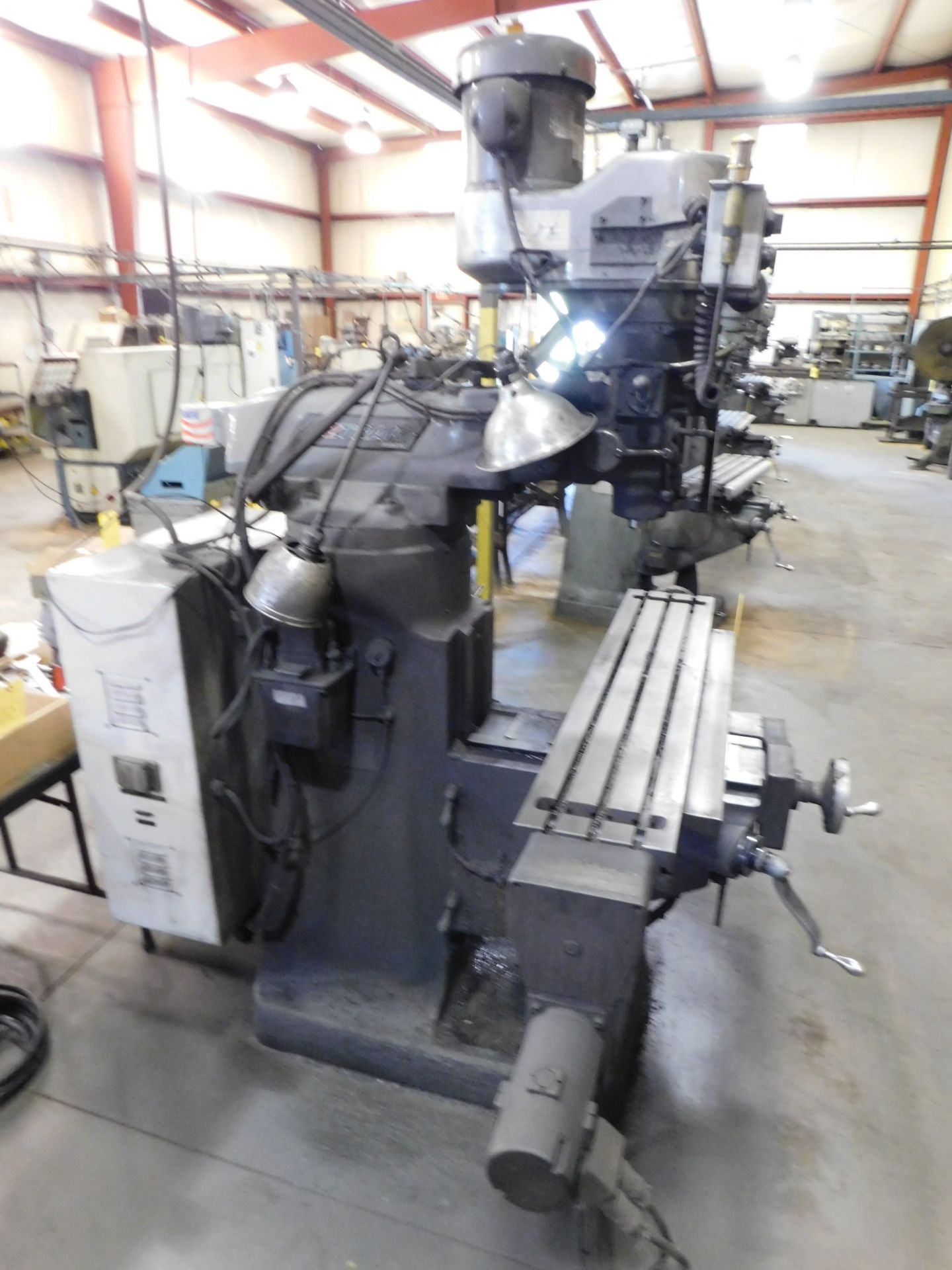 Bridgeport Model BPC-2M CNC Vertical Mill, s/n BR280999E, 9” X 48” Table, Chrome, 2-Axis - Image 6 of 11