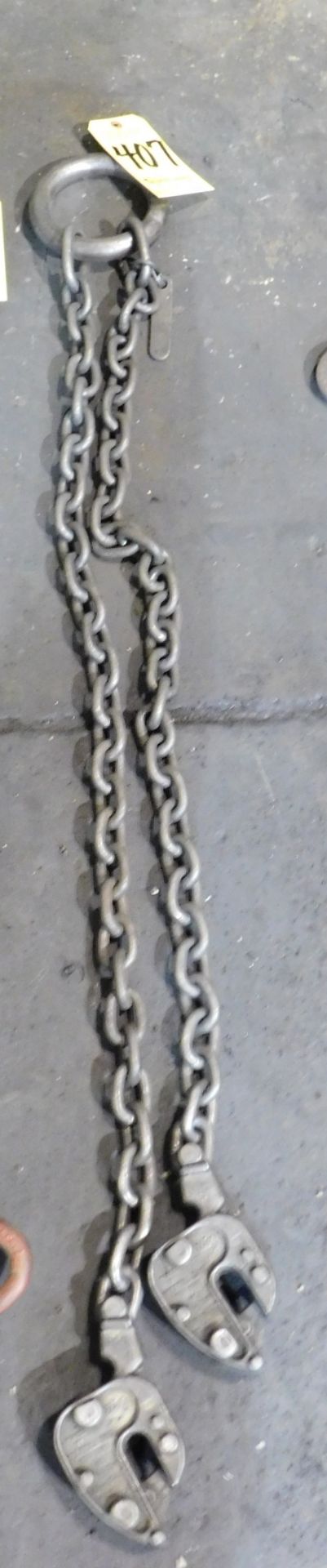 Lifting Chain with (2) Sheet Lifters, 1/2 Ton Capacity