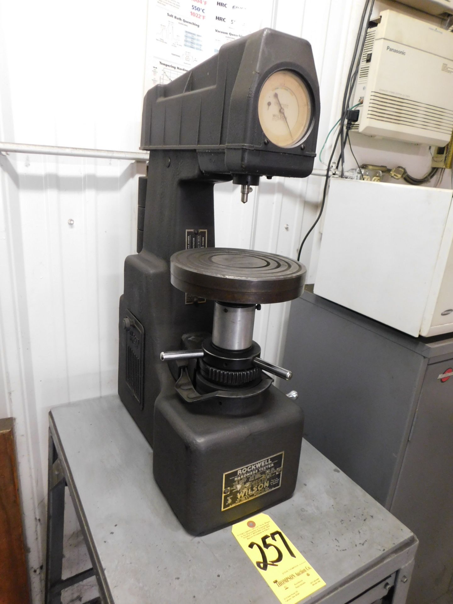 Wilson Model 3JR Rockwell Hardness Tester, s/n 3JR-5200