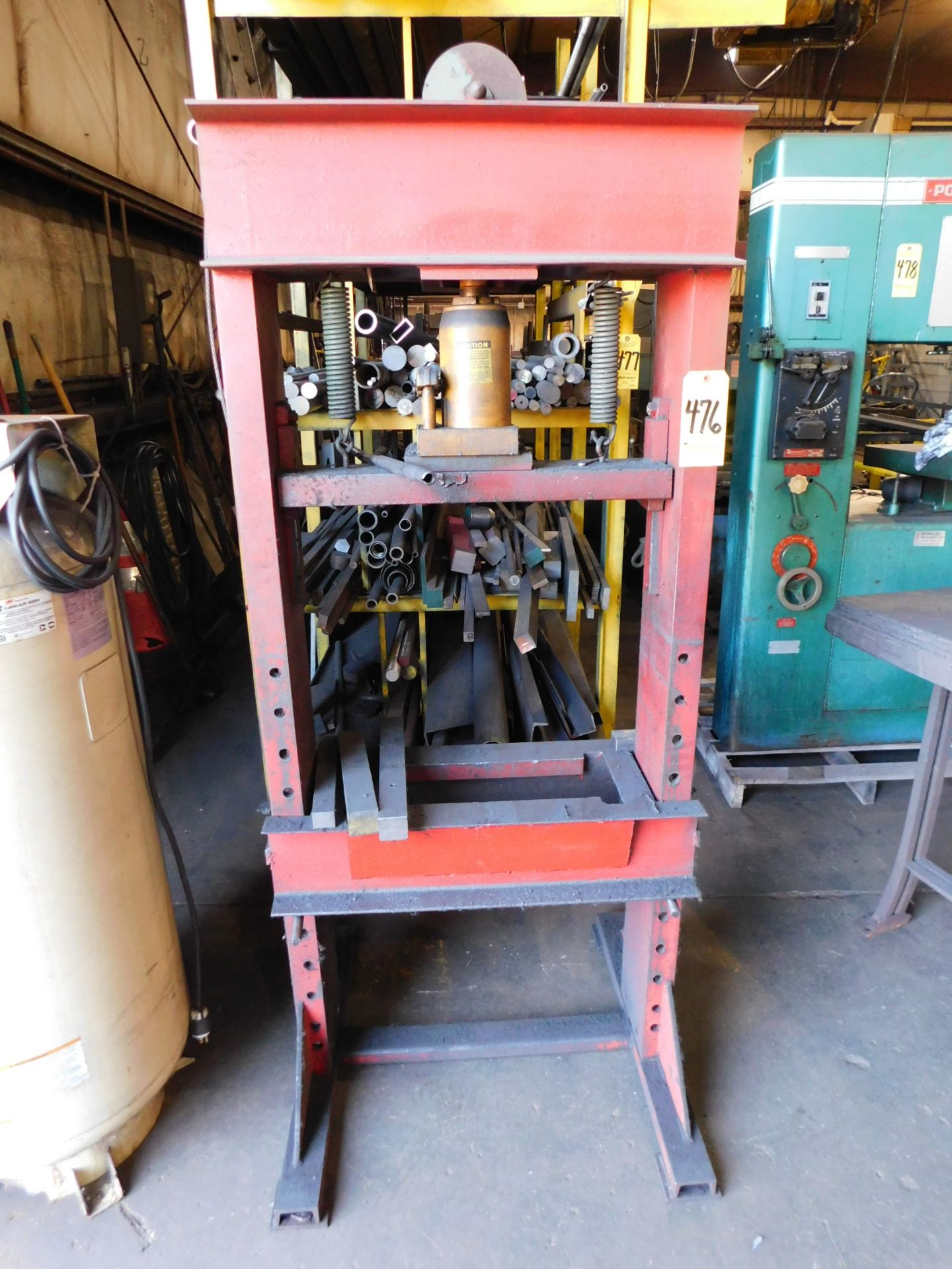 20 Ton H-Frame Hydraulic Shop Press