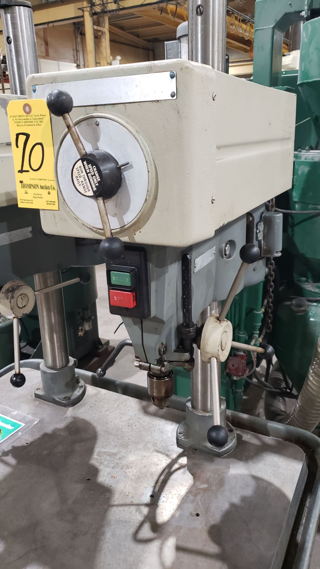 Rockwell 15 Inch Twin Spindle Drill Press, Variable Speed, Production Table, 110/1/60 AC, Loading - Image 2 of 4