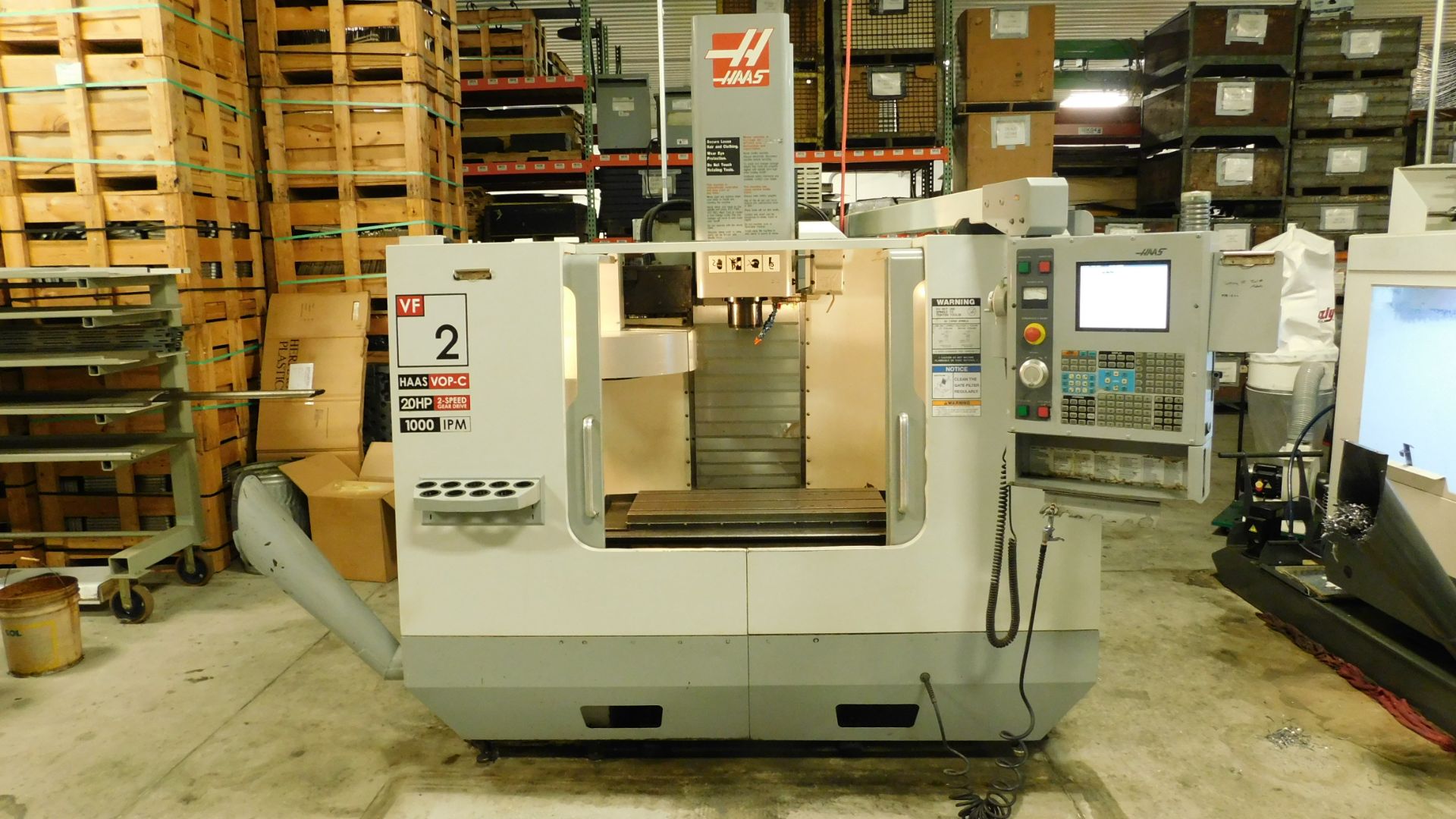 Haas VF-2 CNC Vertical Machining Center, s/n 36138, New 2004, Haas CNC Control, 4th Axis Ready, - Image 3 of 14