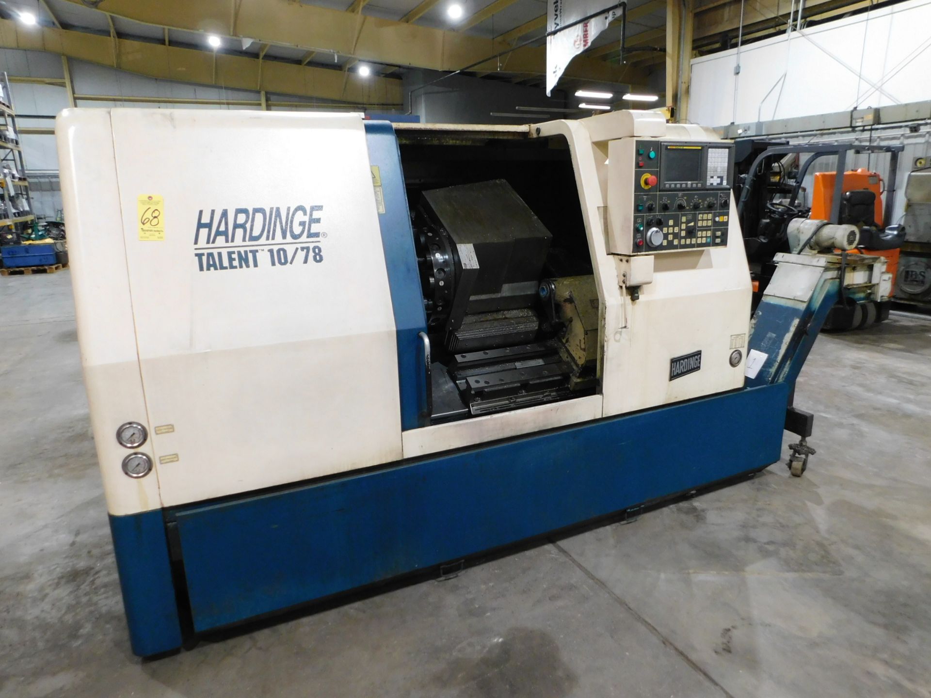 Hardinge Model Talent 10/78 CNC Turning Center, Fanuc 0i-TB CNC Control, 3 In. Capacity, 14 In. Max.