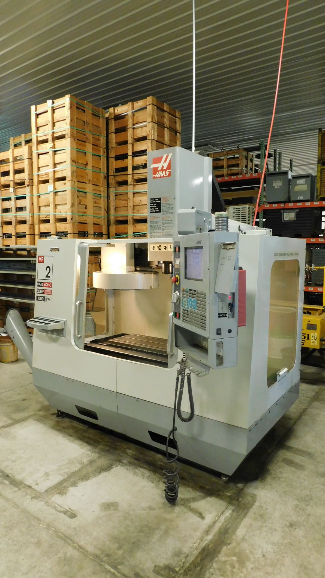 Haas VF-2 CNC Vertical Machining Center, s/n 36138, New 2004, Haas CNC Control, 4th Axis Ready, - Image 4 of 14