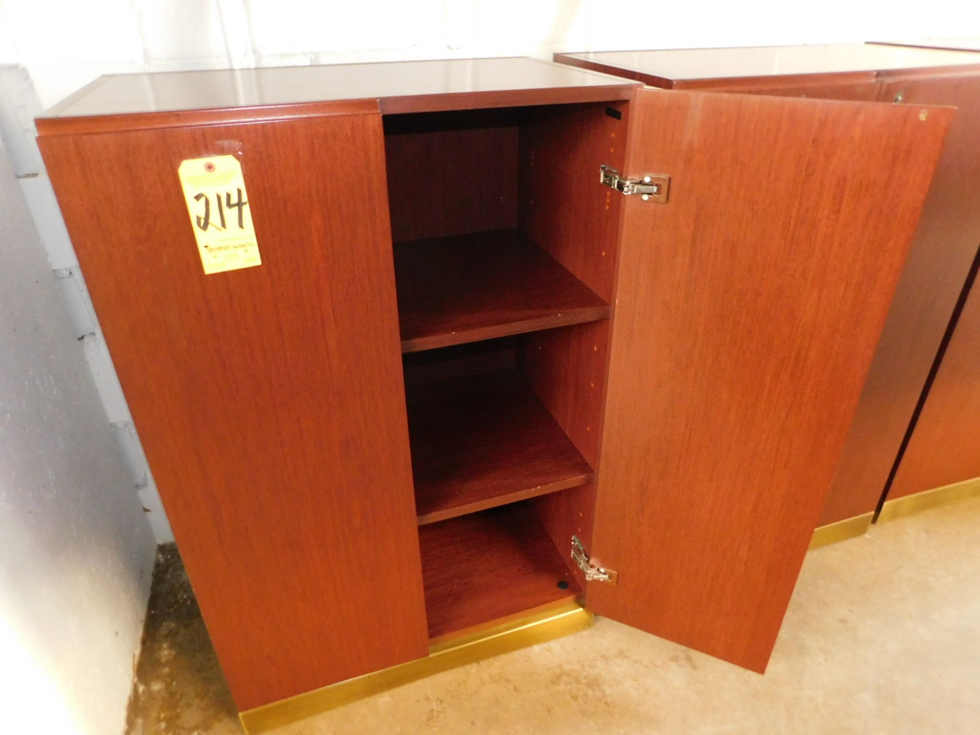 2-Door Wooden Storage Cabinet, 32" W x 48" H x 20" D