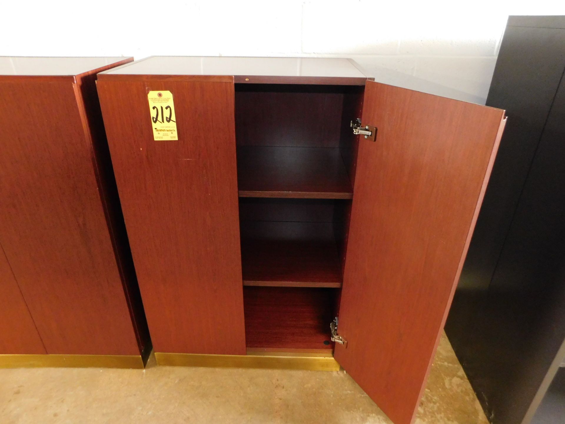 2-Door Wooden Storage Cabinet, 32" W x 48" H x 20" D