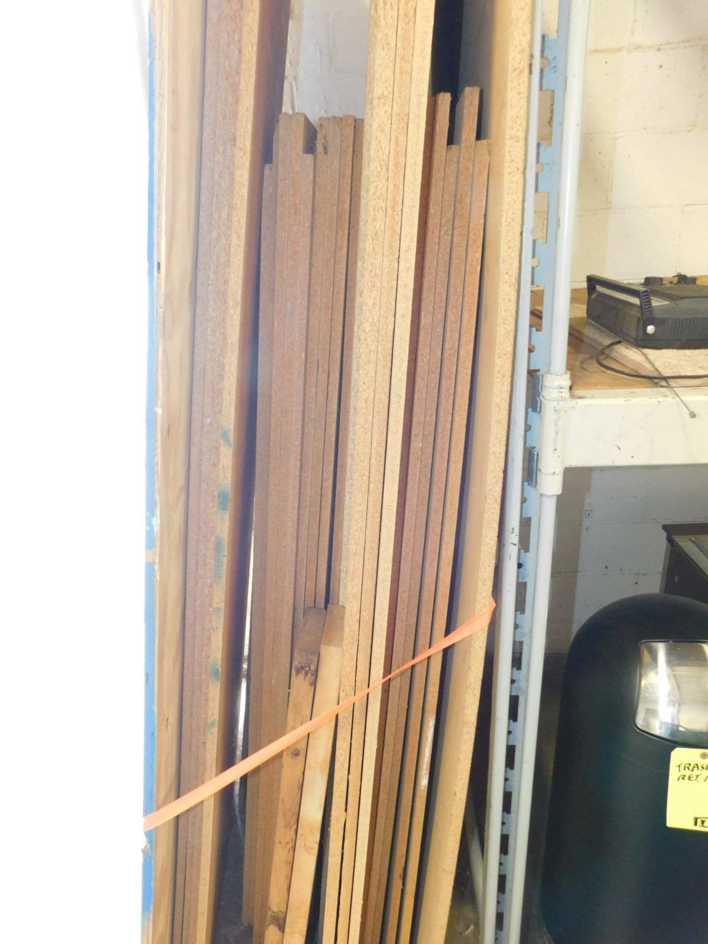 Lot of Wood Sheets, (1) 4' x 8' x 3/4" Plywood Sheet, (8) 4' x 8' x 3/4" Particle Board Sheets,( - Image 2 of 2