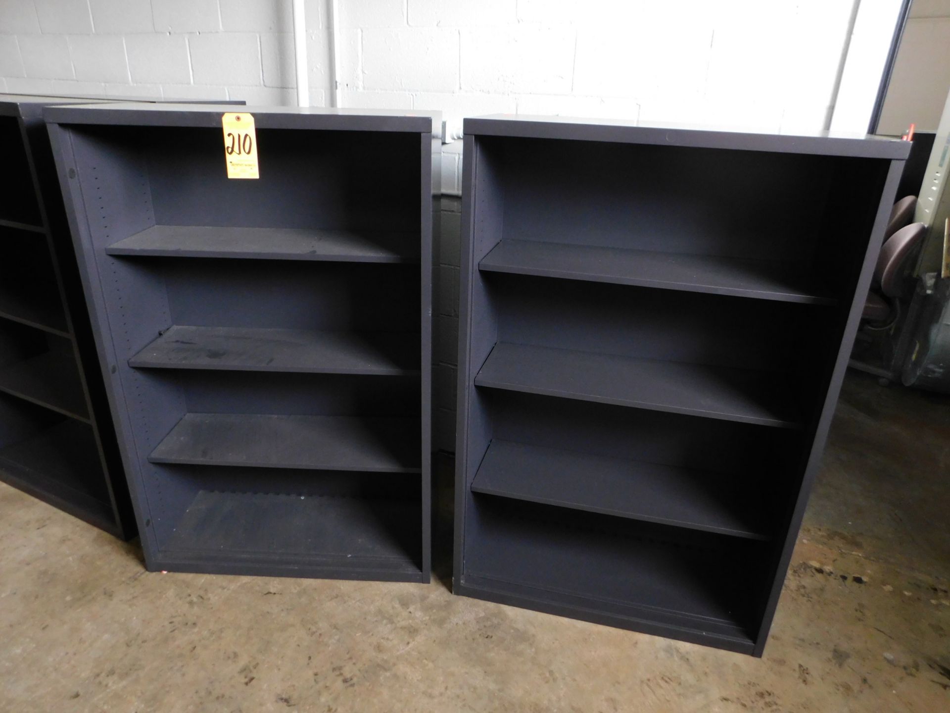 (2) Metal Bookcases