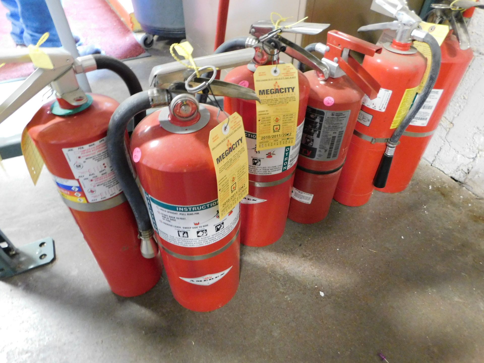 (6) Fire Extinguishers