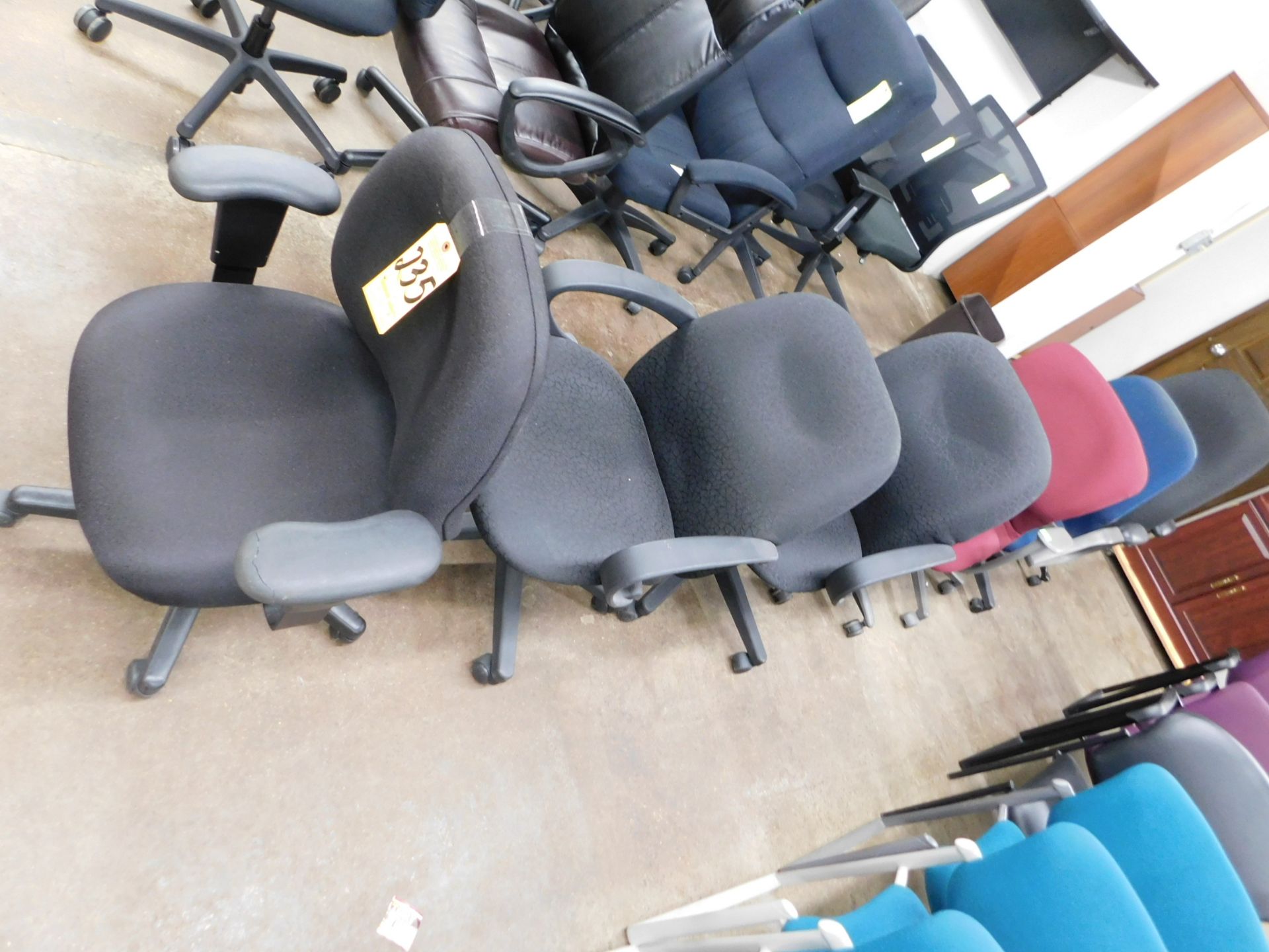 (7) Swivel Arm Chairs
