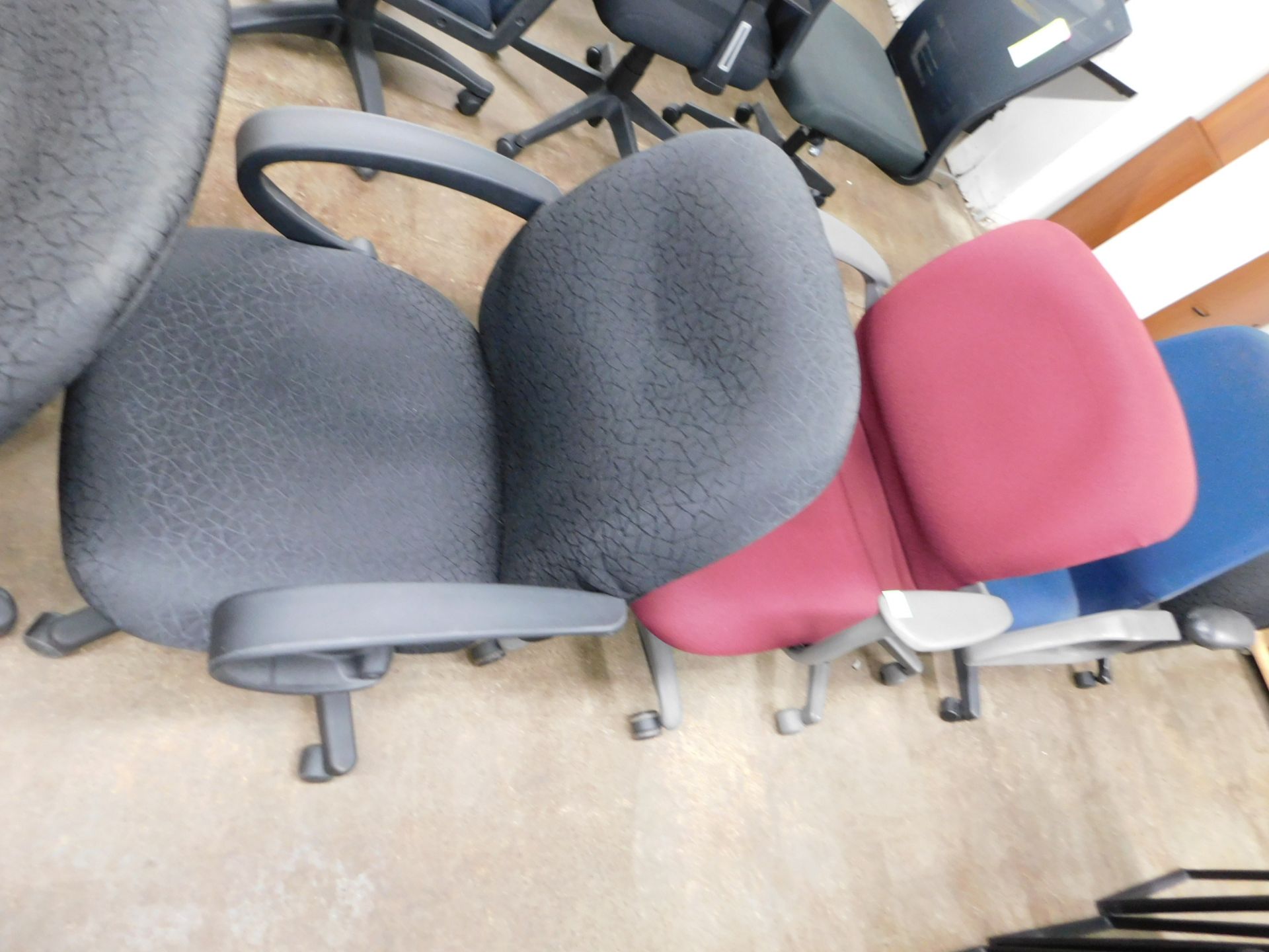 (7) Swivel Arm Chairs - Image 3 of 6