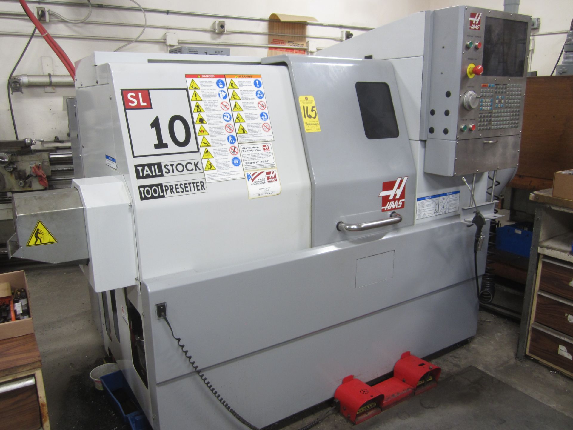 Haas SL10 CNC Turning Center, s/n 3081832, New 2008, Haas CNC Control, 1.75 In. Capacity, 15 HP,
