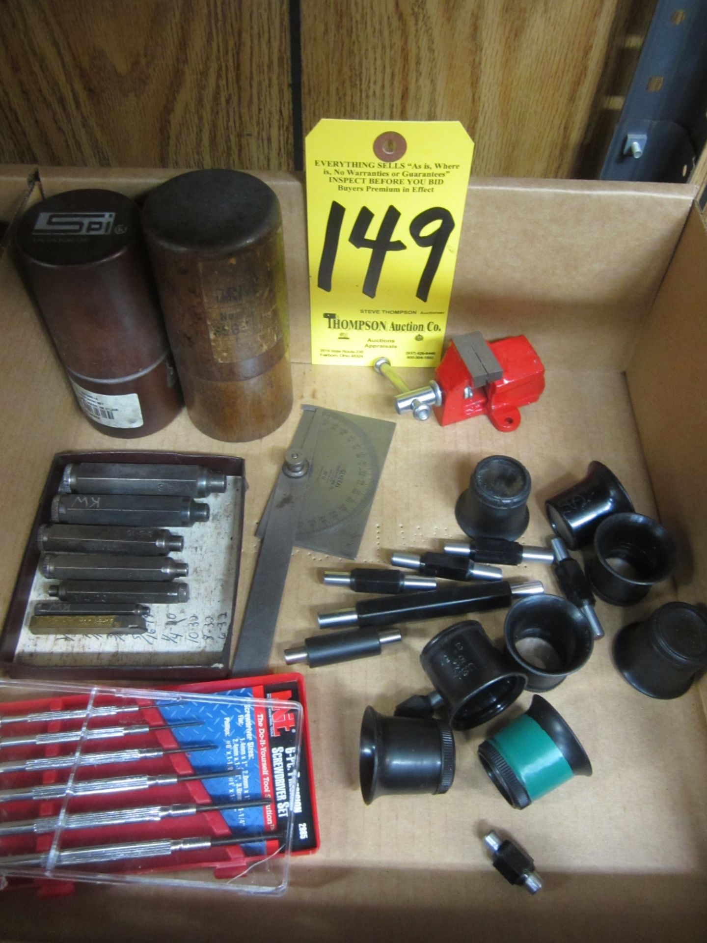 Punchs, Transfer Punches, Magnefiers, Etc.