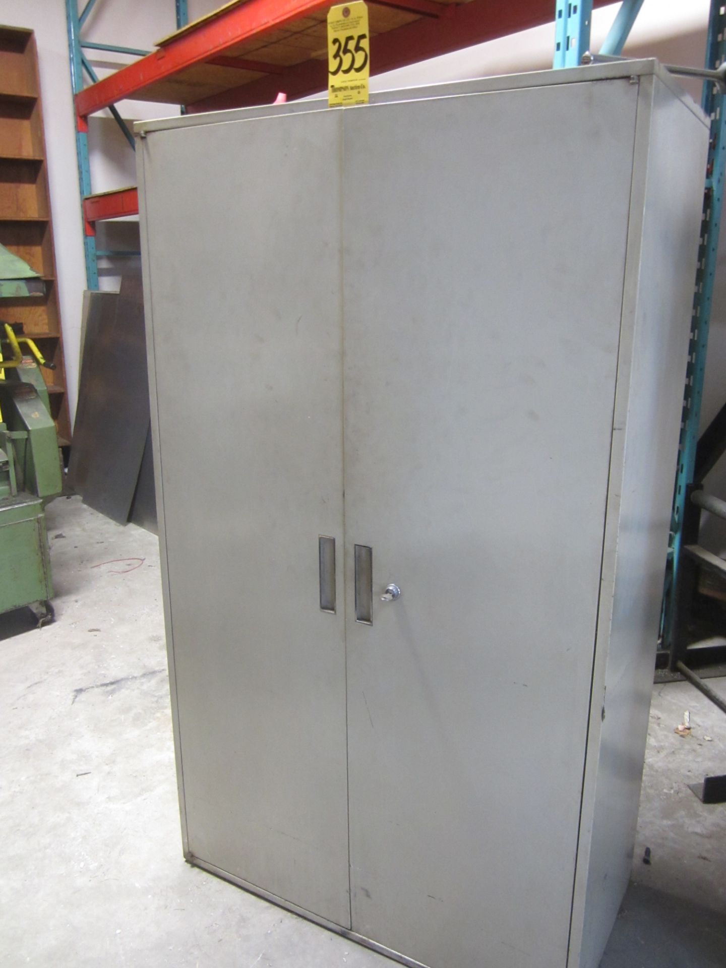 2-Door Metal Upright Storage Cabinet