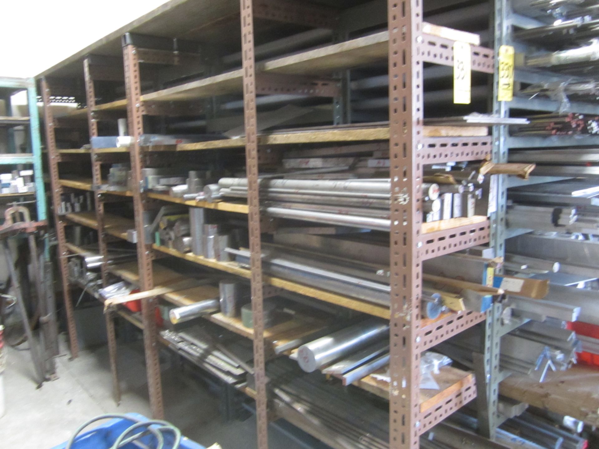 Shelving and Contents of Miscellaneous Steel