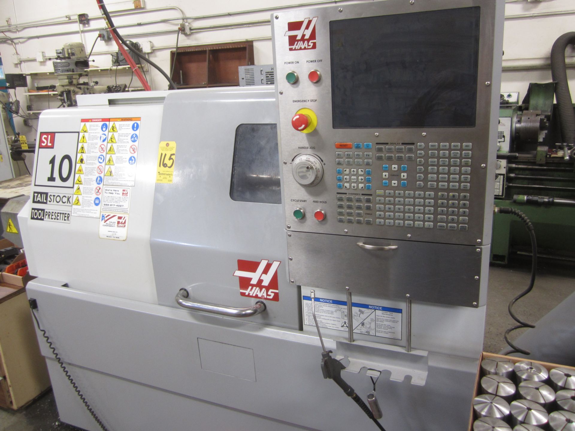 Haas SL10 CNC Turning Center, s/n 3081832, New 2008, Haas CNC Control, 1.75 In. Capacity, 15 HP, - Image 2 of 13