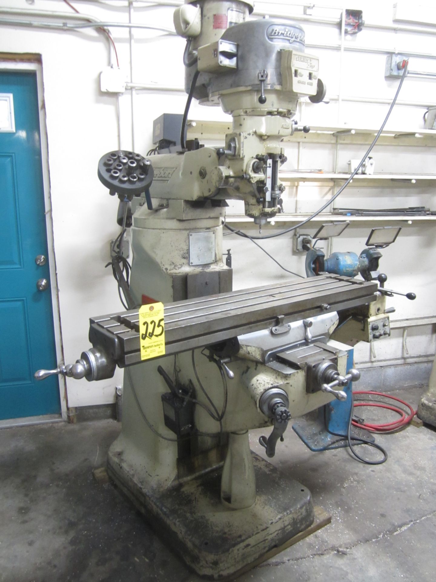 Bridgeport Series I, 2 HP Variable Speed Vertical Mill, s/n 12BR218364, 9 In. X 42 In. Table,