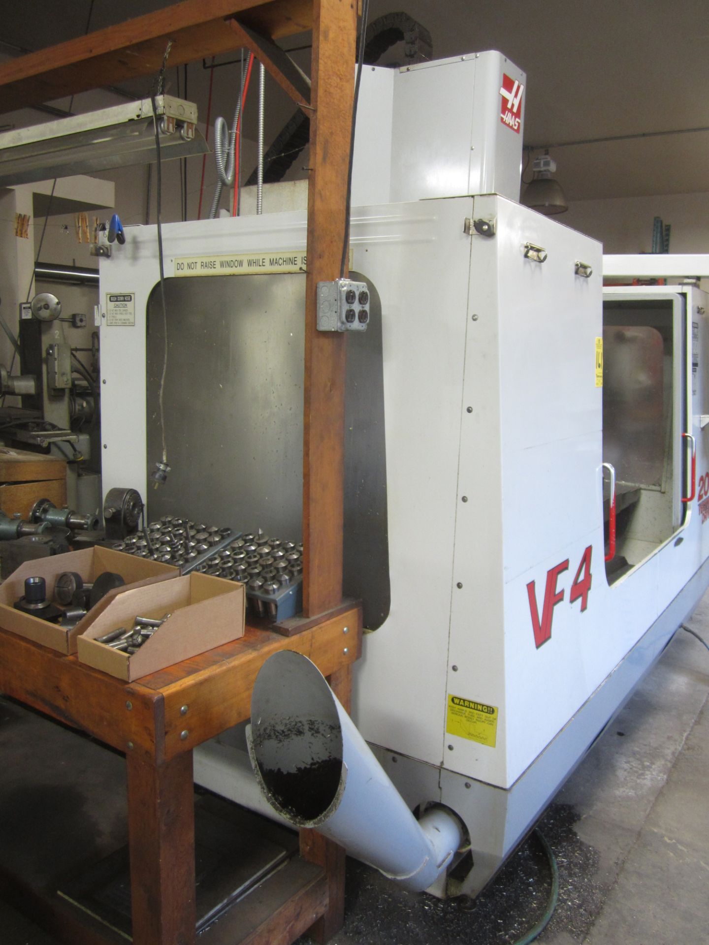 Haas VF-4 CNC Vertical Machining Center, s/n 20228, New 2000, Haas CNC Control, 20 HP, 40 Taper, - Image 15 of 16