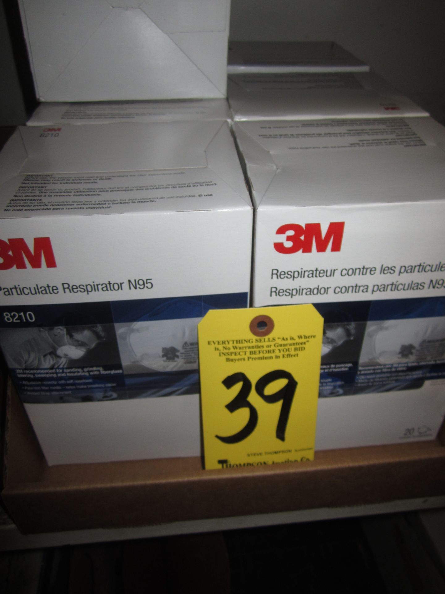 3M Particulate Face Mask Respirators (7 Boxes)