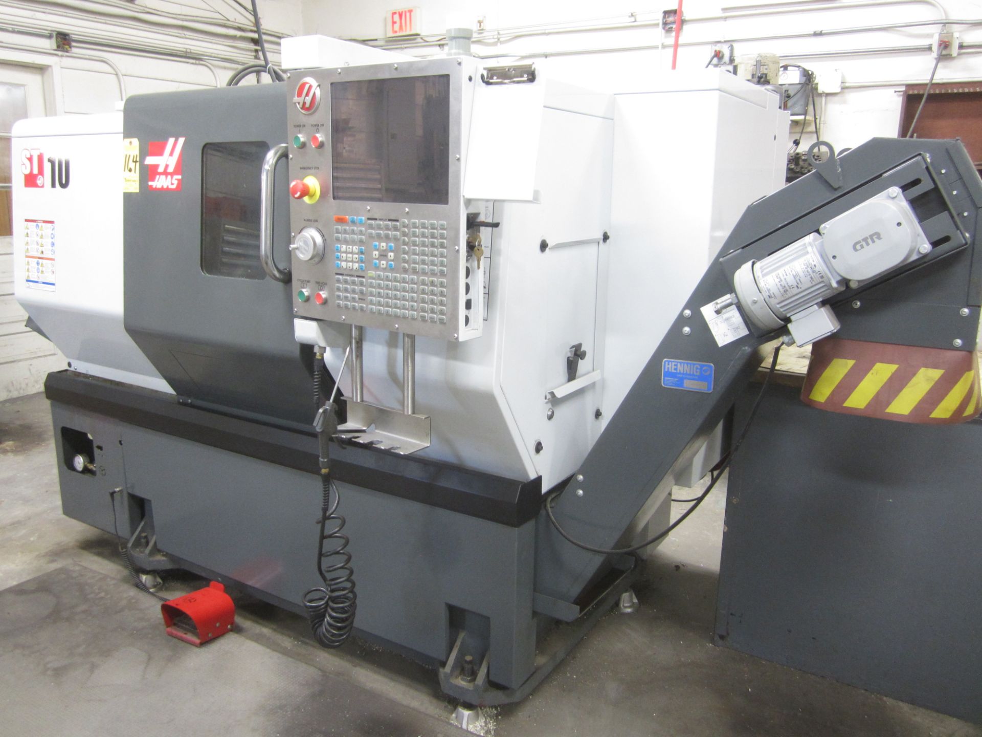Haas ST10 CNC Turning Center, s/n 3103044, New 2015, Haas CNC Control, 1.75 In. Capacity, 15 HP,