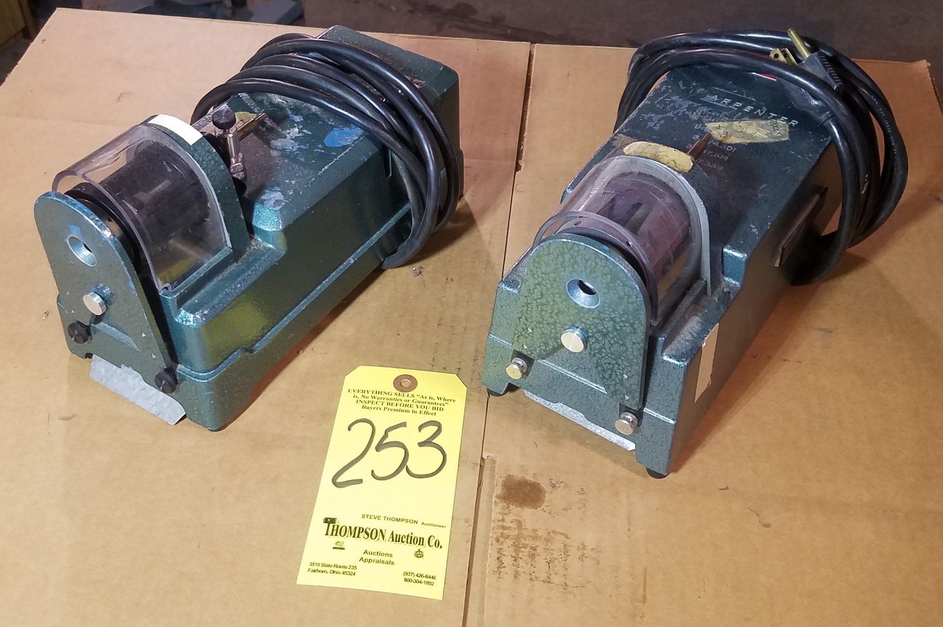 (2) Carpenter Swing Blade Rotary Wire Strippers