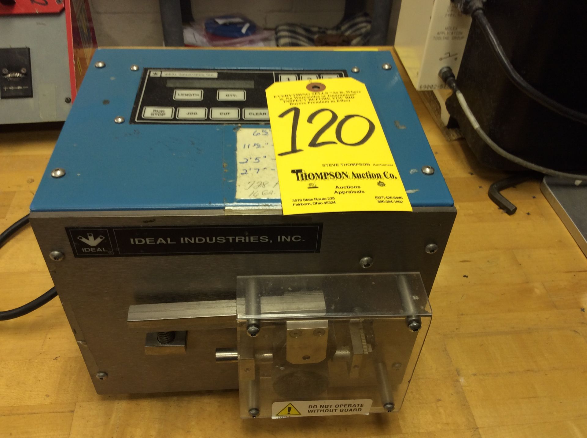 Artos/Ideal Model 45-725 Benchtop Automatic Programmable Wire Processor