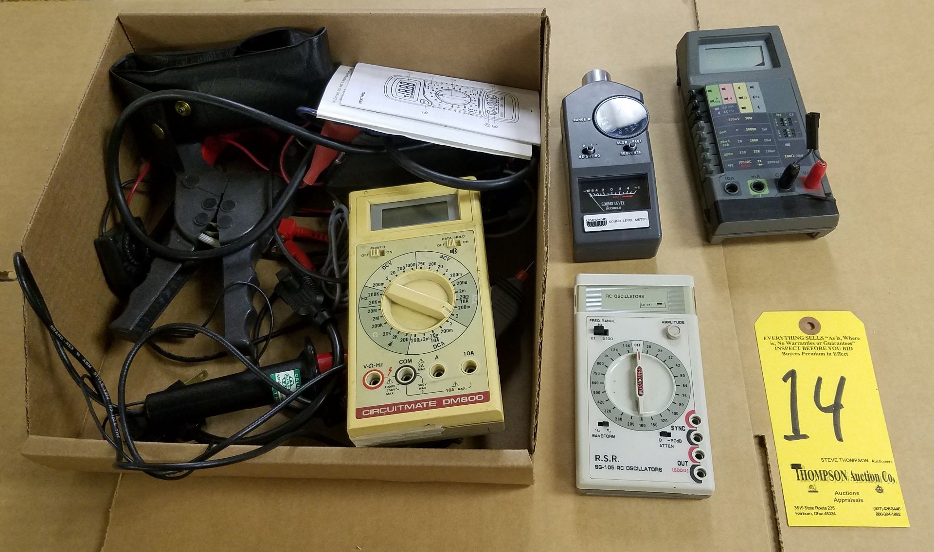 Lot, Circuit Meters, Sound Meter, Etc.