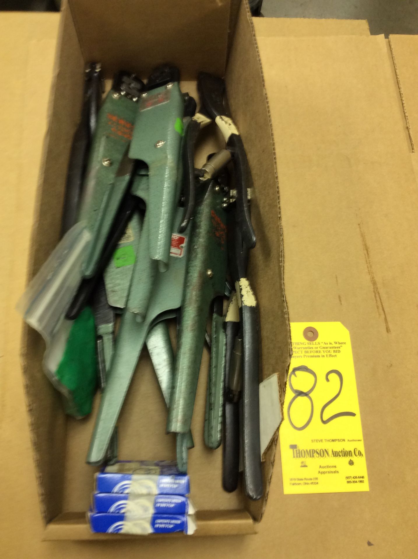 Lot, Thomas and Betts Hand Crimping Tools