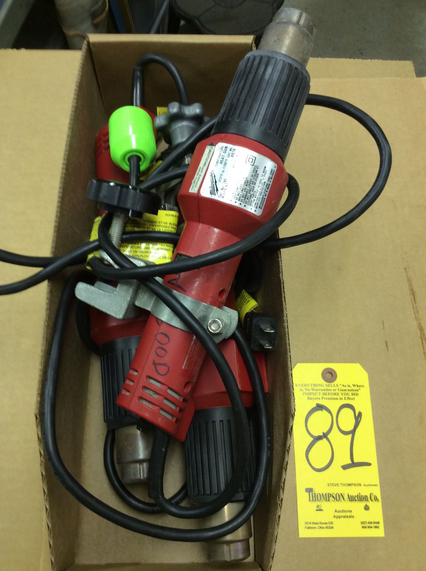 (3) Milwaukee Heat Guns