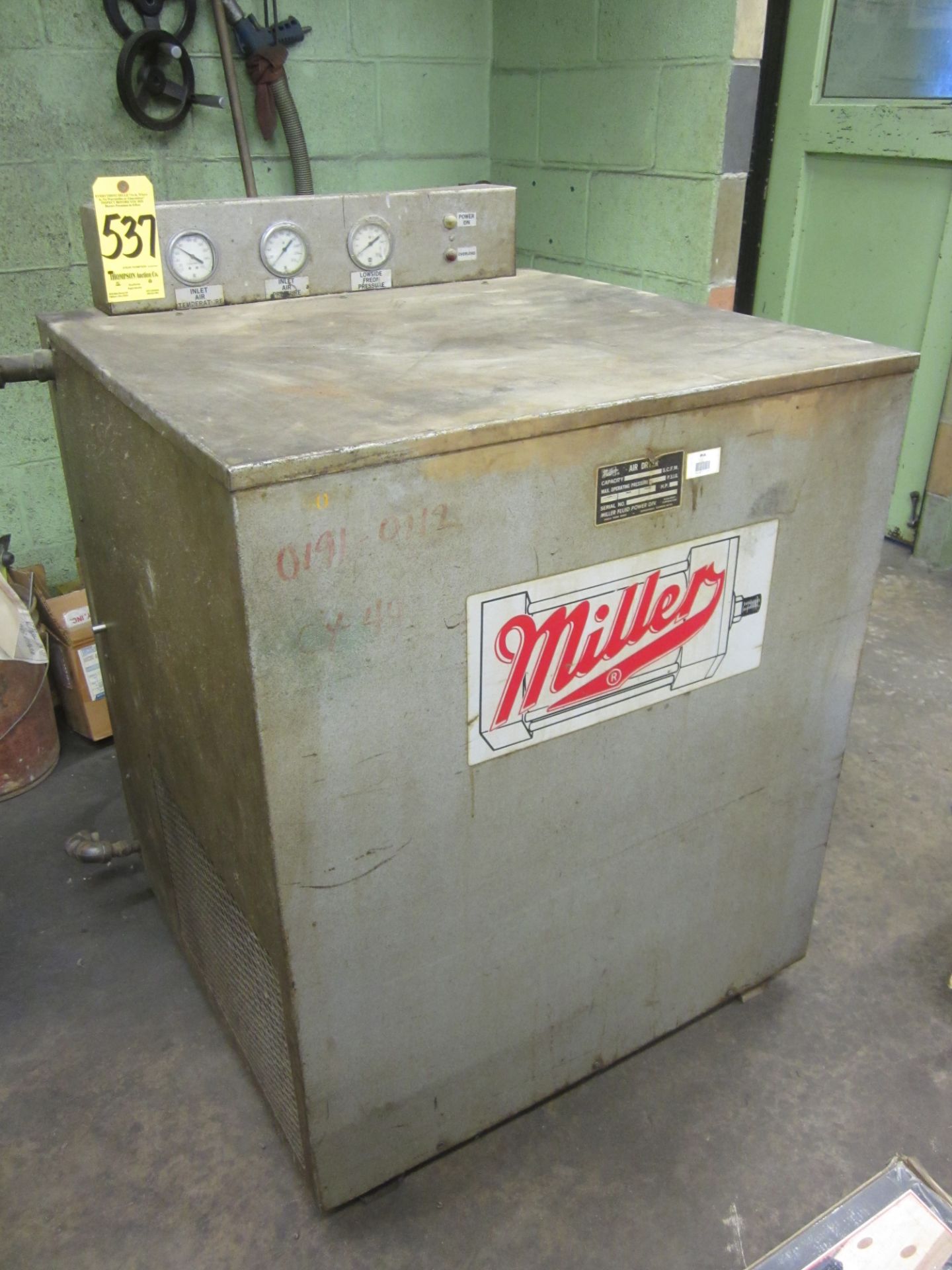 Miller Refrigered Air Dryer, 125 SCFM @ 150 PSIG, 230/3/60