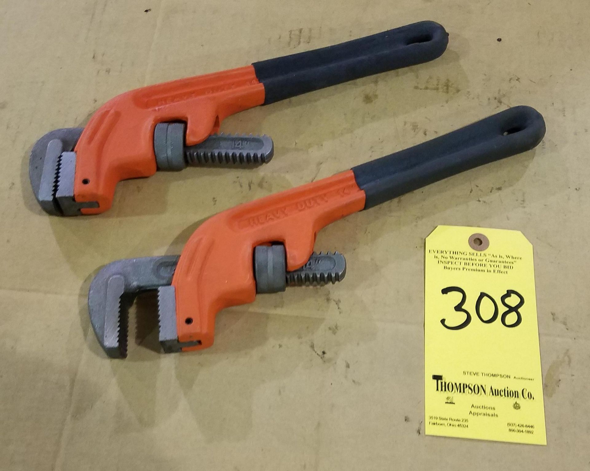 (2) Pipe Wrenches