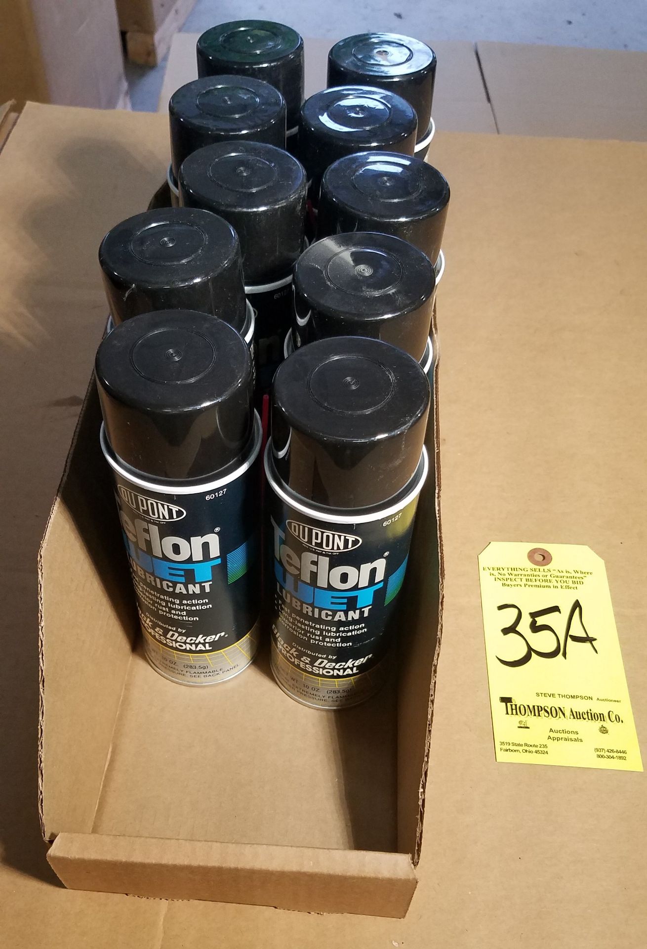 Lot, Teflon Lubricant, New