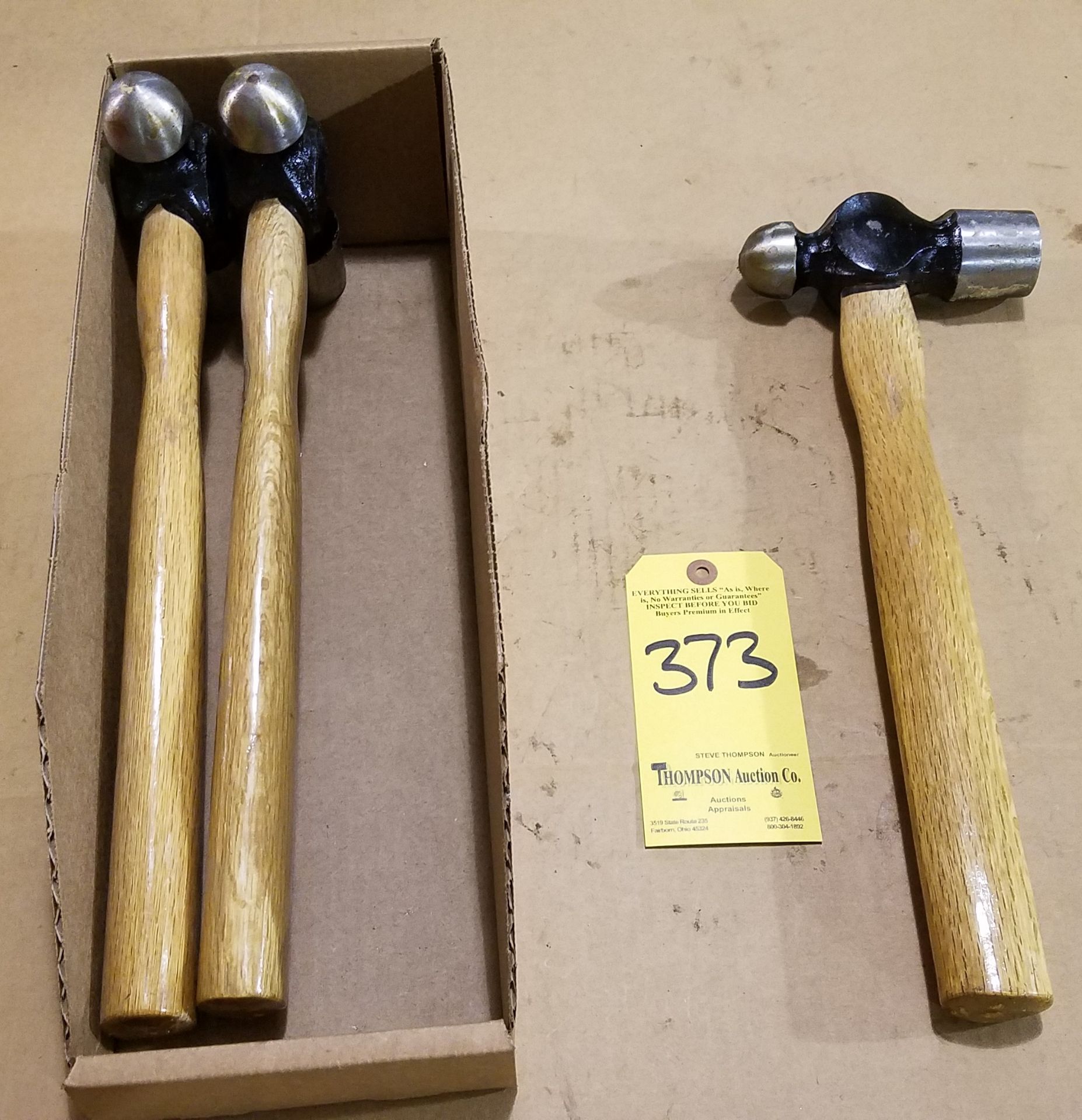 (3) 24 Oz. Ball Peen Hammers