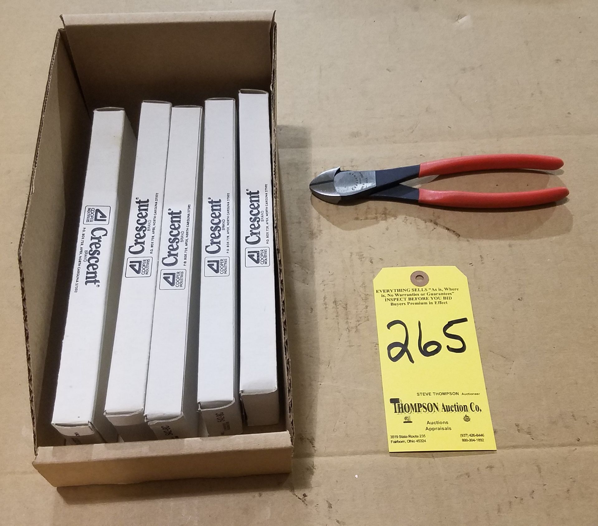 Lot, Crescent 8 Inch Side Cutters, New