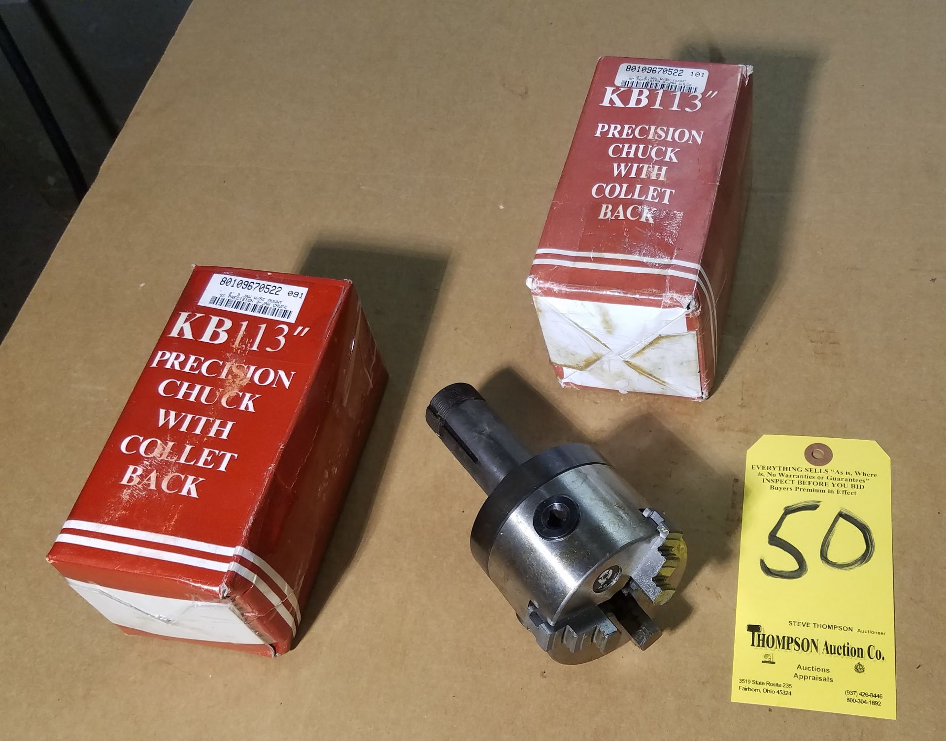 (2) 5C Collet Chucks, New