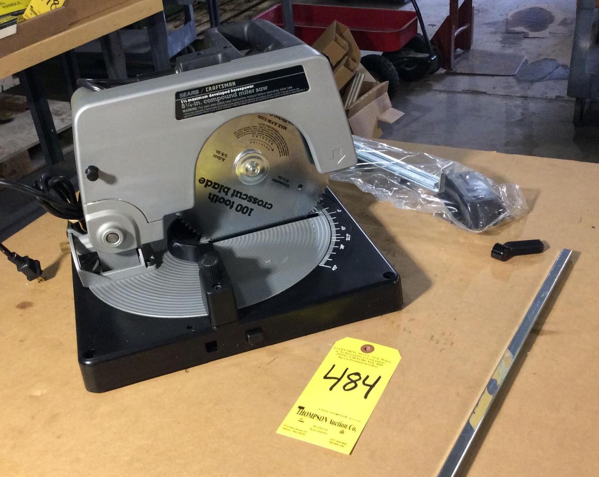 Sears 8 1/4 Inch Compound Mitre Saw, 1 1/4 HP