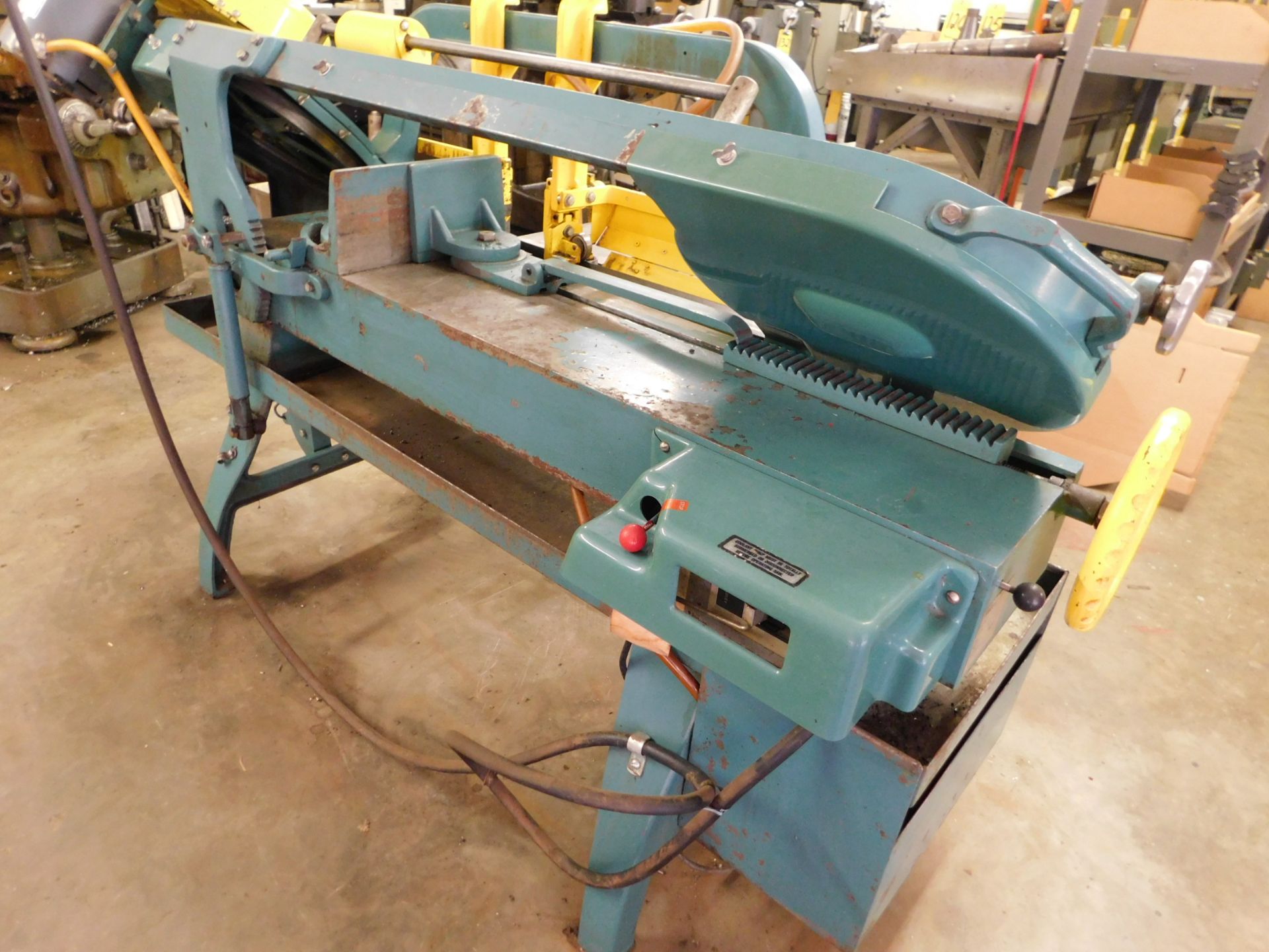 Wells Model 850 Horizontal Band Saw, 9 In. X 16 In., s/n 3105, 1 Inch Blade, Coolant - Image 5 of 8