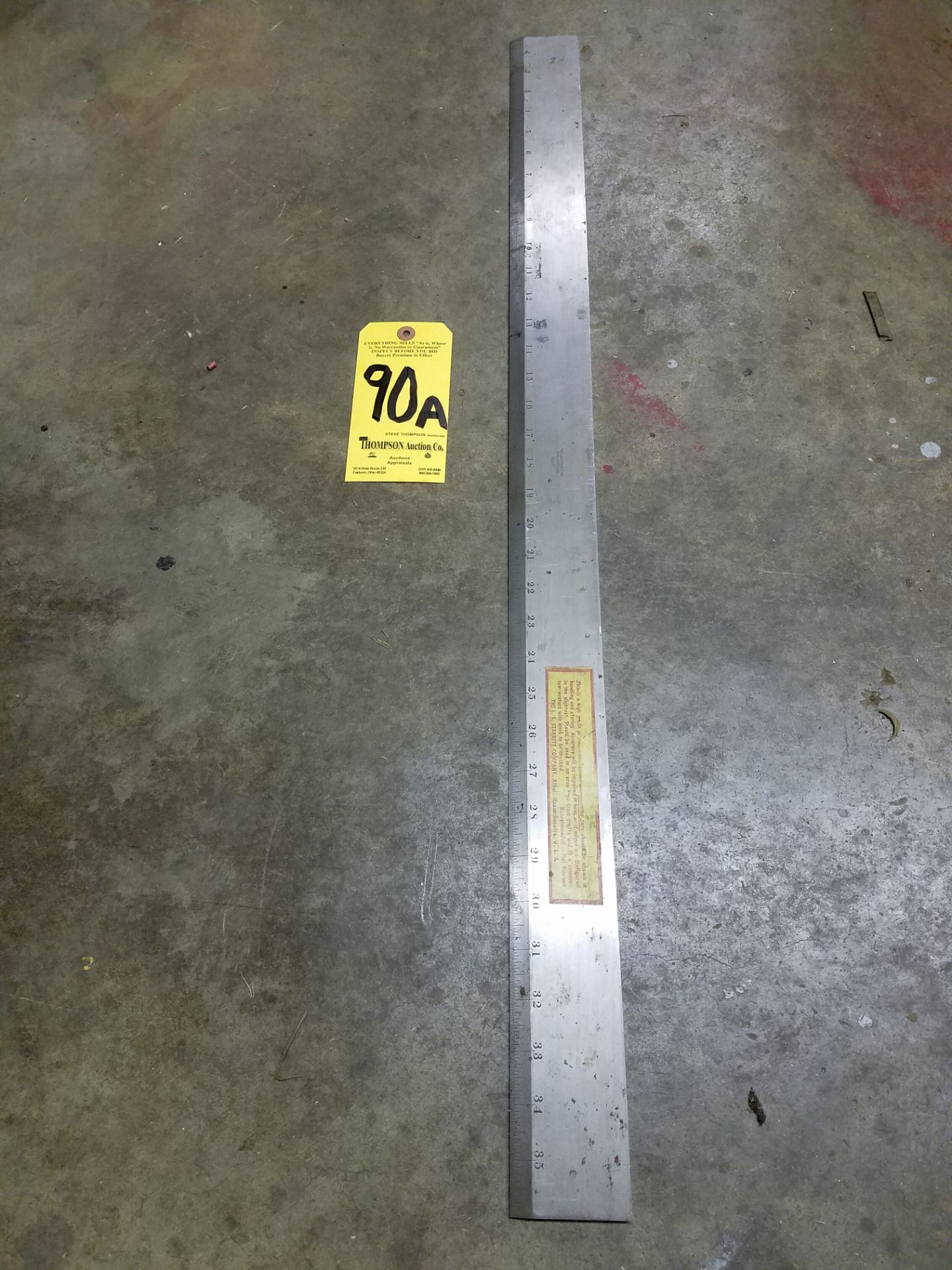 Starrett 36 Inch Straight Edge