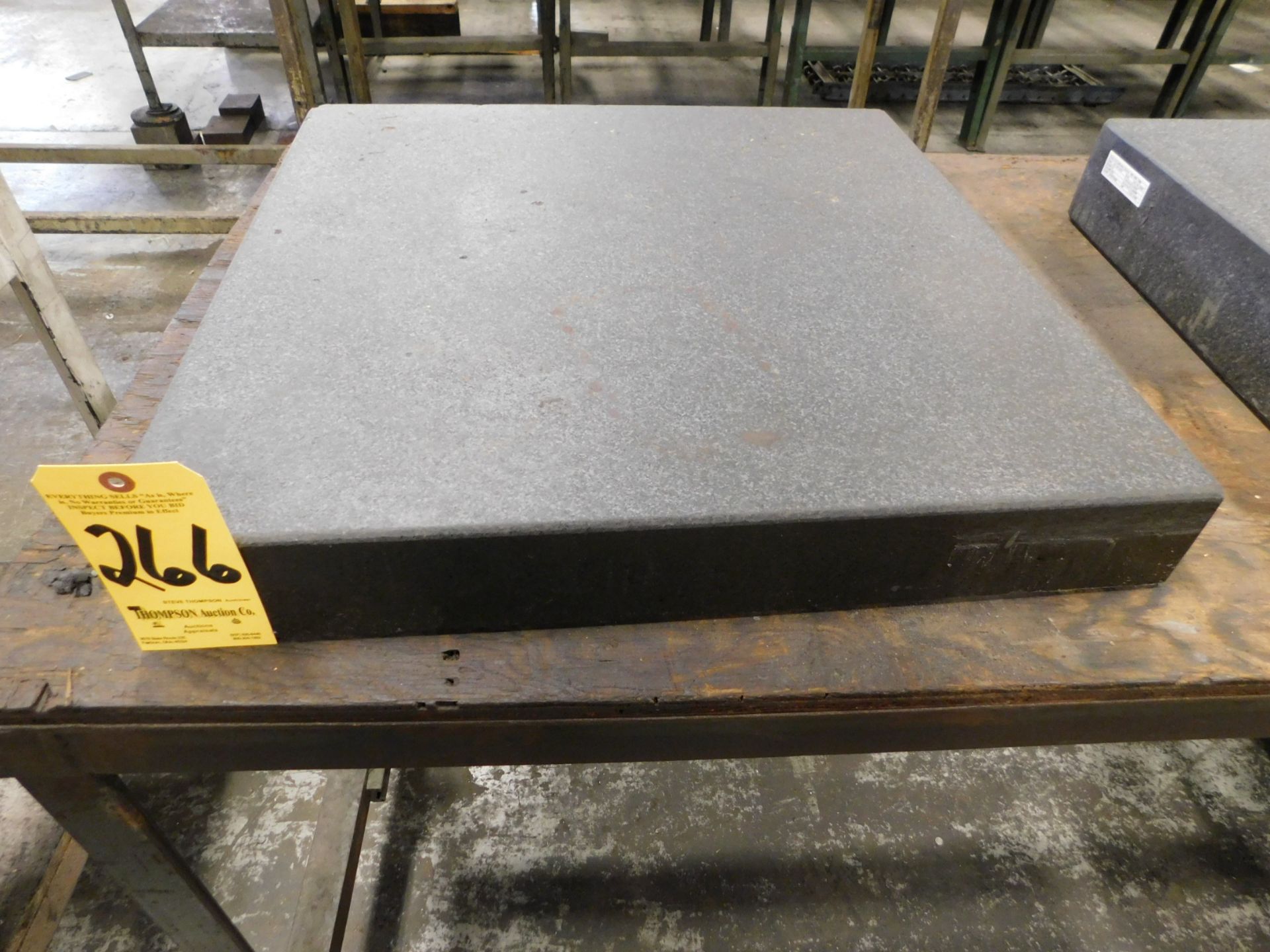 Granite Surfacec Plate, 24 In. X 24 In. X 3 In.