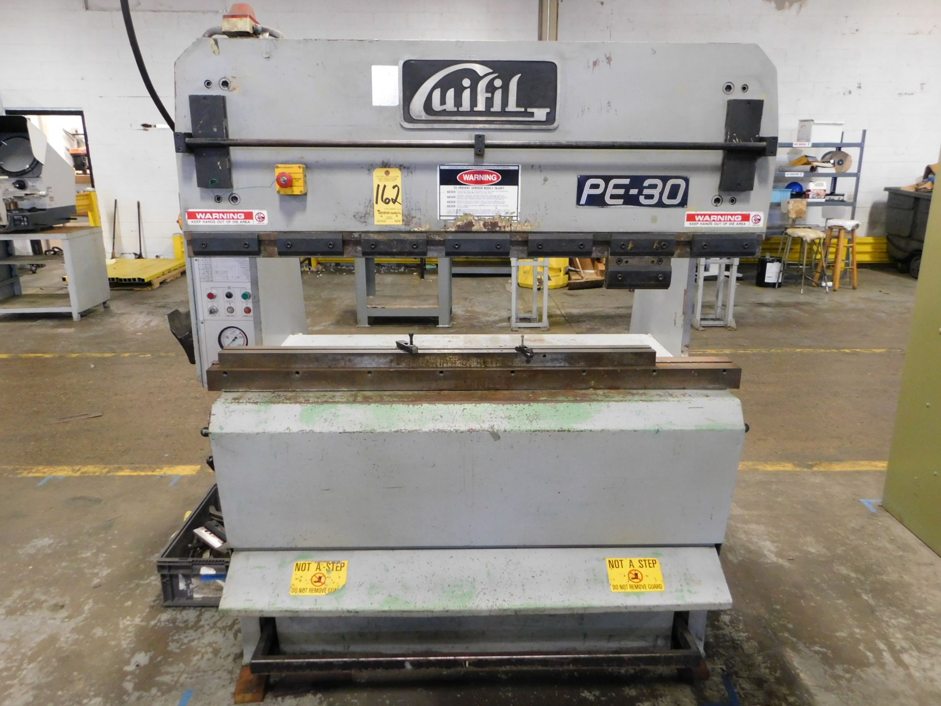 Guilfil Model PE-30 Upacting Hydraulic Press Brake, 5 Ft X 33 Ton Capacity, s/n 011847, New 1988, 62