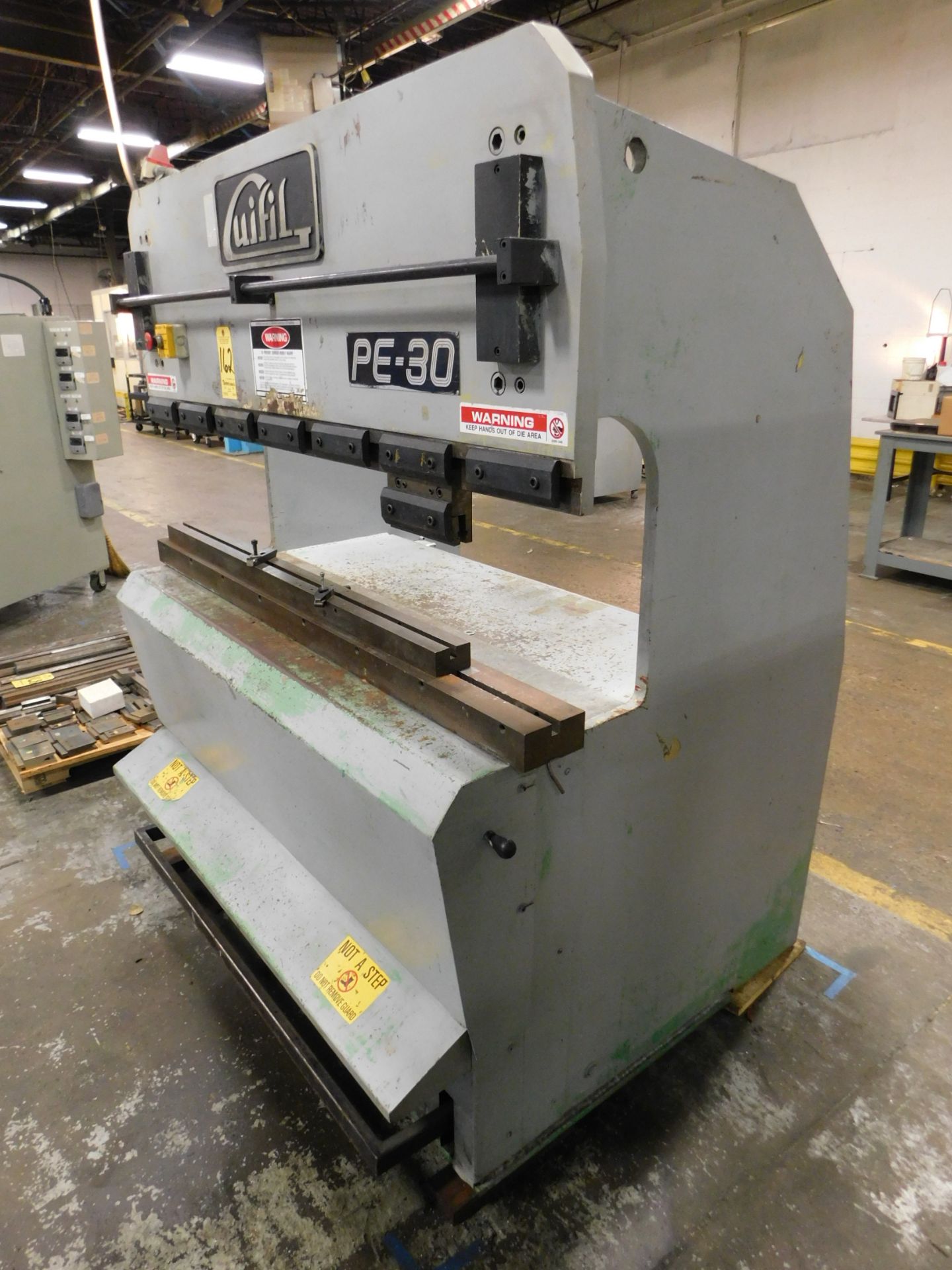 Guilfil Model PE-30 Upacting Hydraulic Press Brake, 5 Ft X 33 Ton Capacity, s/n 011847, New 1988, 62 - Image 9 of 19