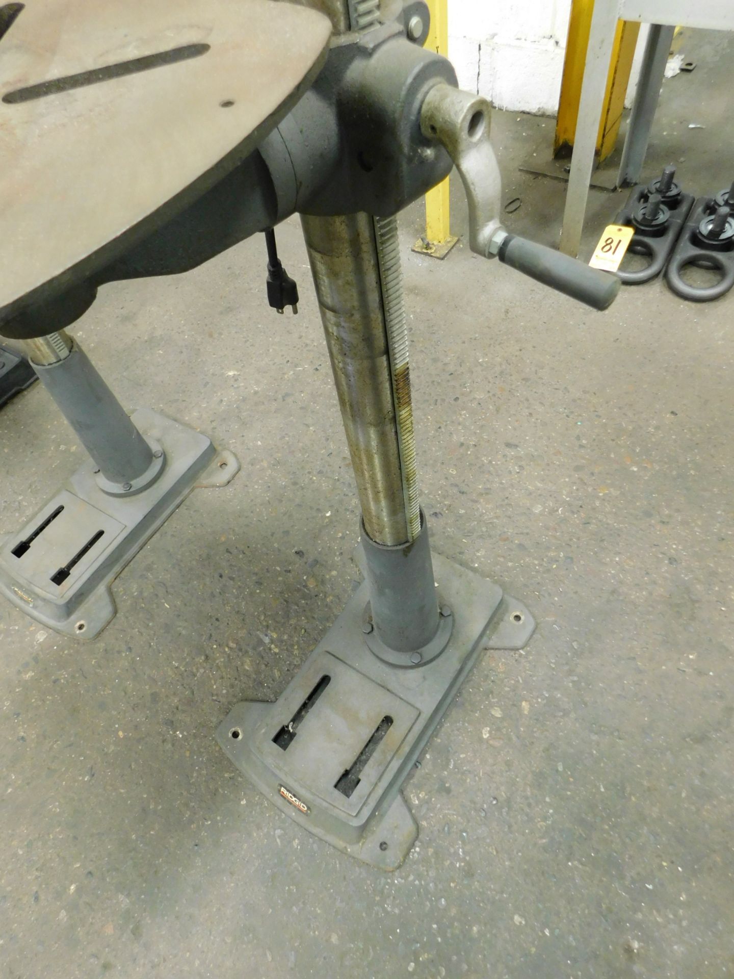Ridgid Model DP15501, 15 In. Floor Model Drill Press, s/n AM062653519, 110/1/60 AC - Image 8 of 12