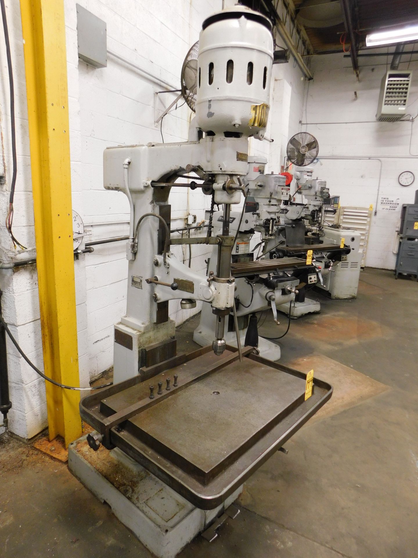 Allen 30 Inch Floor Model Drill Press, Single Spindle, 24 In. X 34 In. Table, 3 MT, Loading Fee $100 - Image 2 of 16