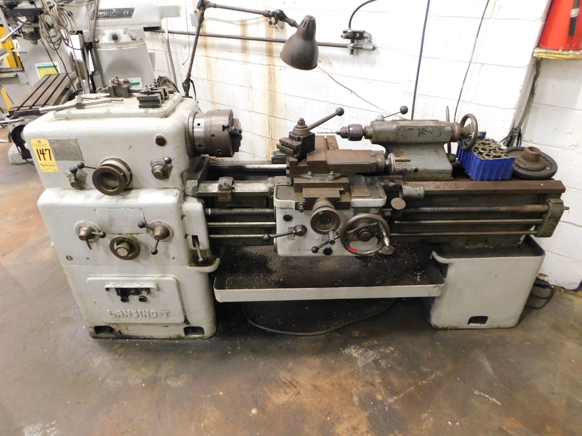 Lansing 16 In. X 48 In. Tool Room Lathe, Geared Head, 8 In 3-Jaw Chuck, Hardinge Spindle Nose Collet - Image 2 of 16