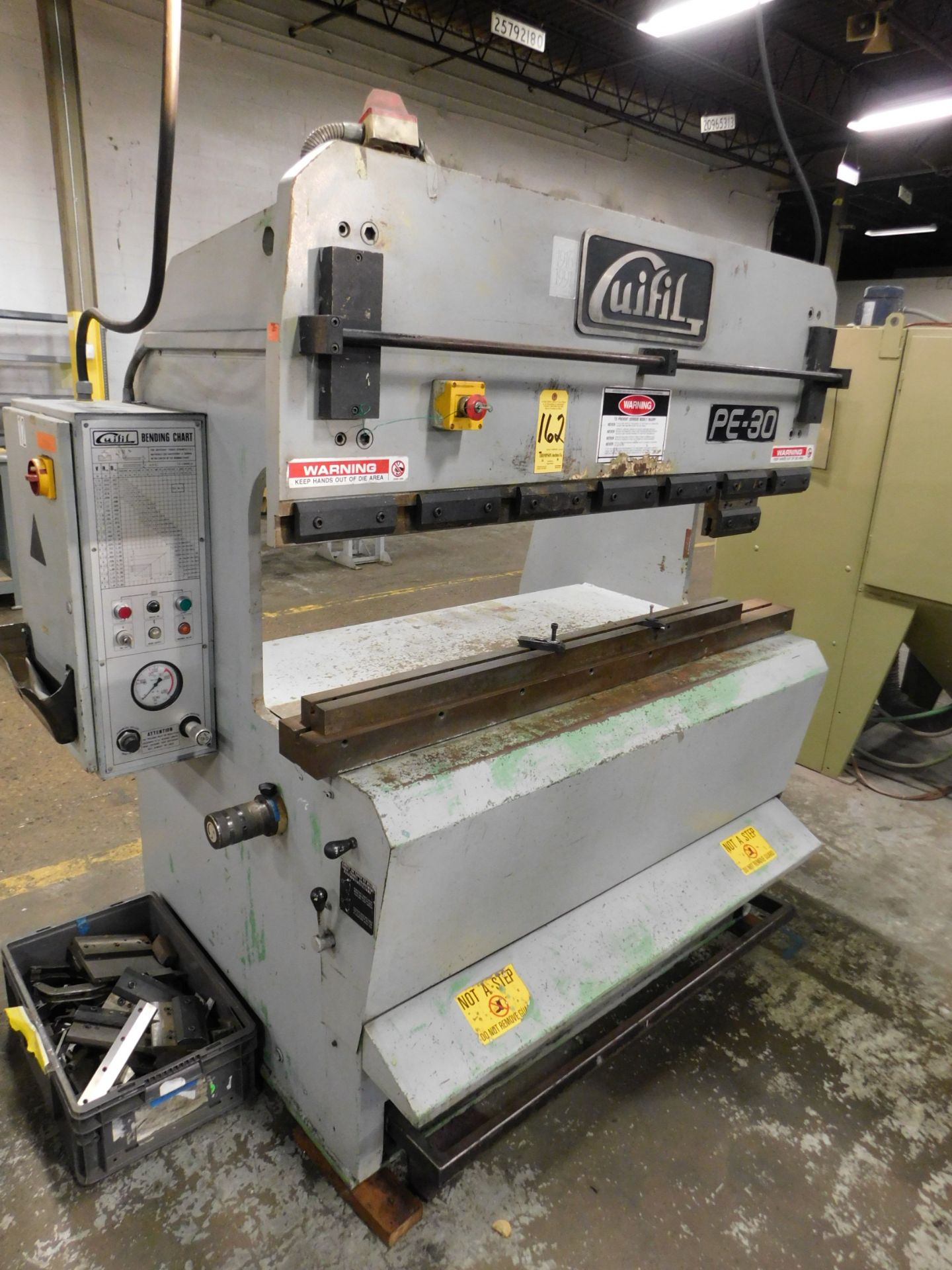 Guilfil Model PE-30 Upacting Hydraulic Press Brake, 5 Ft X 33 Ton Capacity, s/n 011847, New 1988, 62 - Image 2 of 19