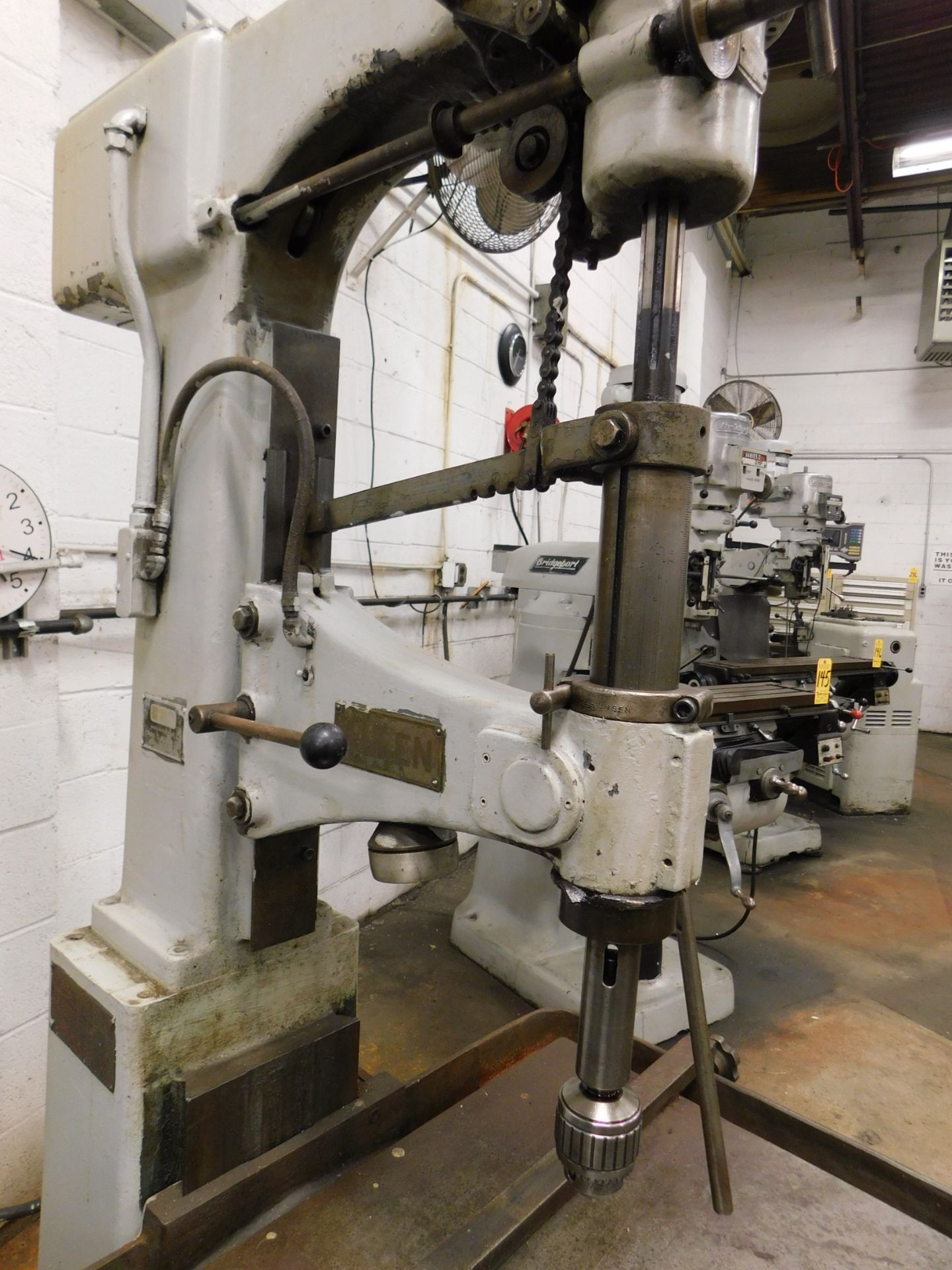 Allen 30 Inch Floor Model Drill Press, Single Spindle, 24 In. X 34 In. Table, 3 MT, Loading Fee $100 - Image 4 of 16