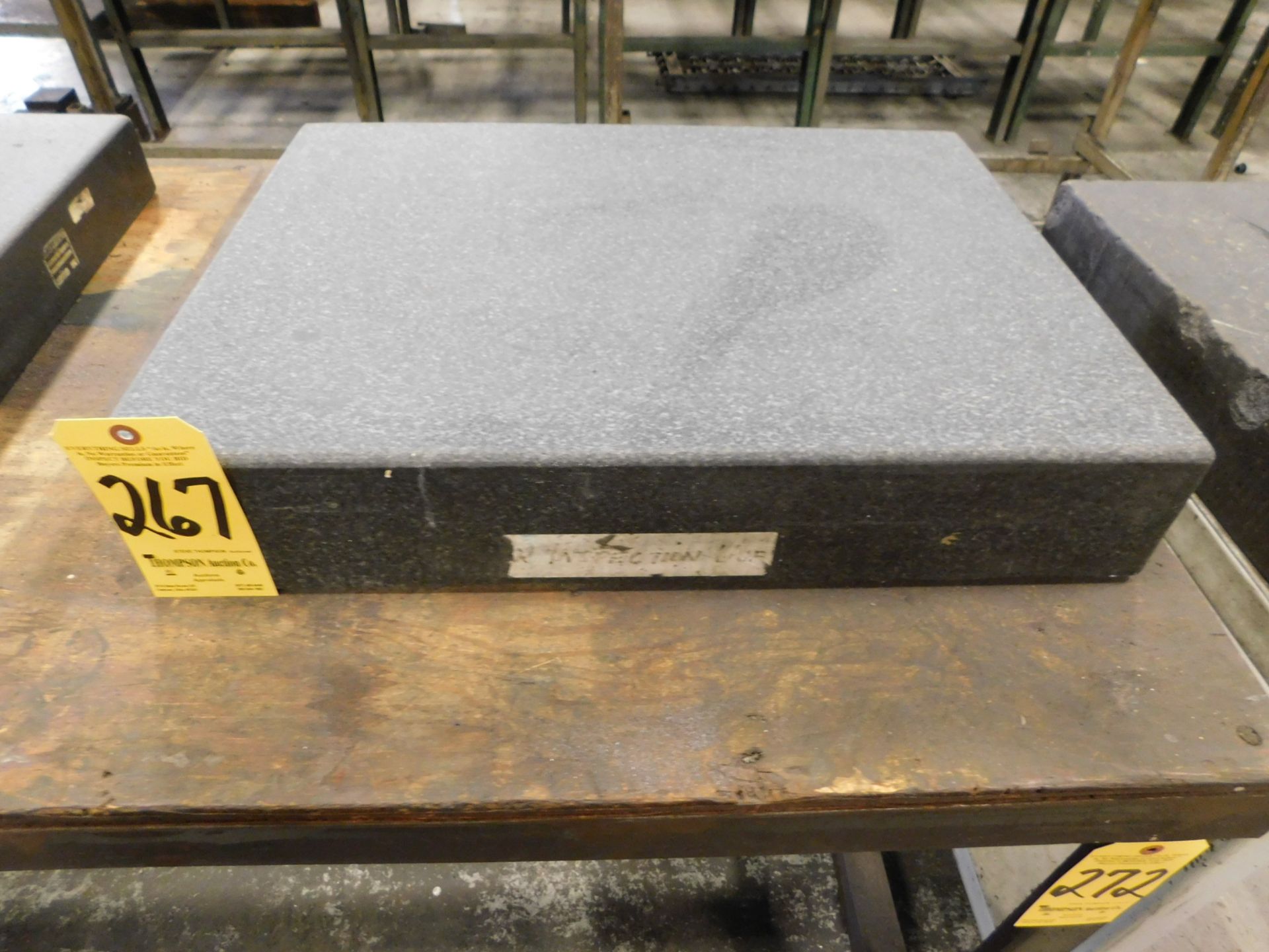 Granite Surface Plate, 18 In. X 24 In. X 4 In.